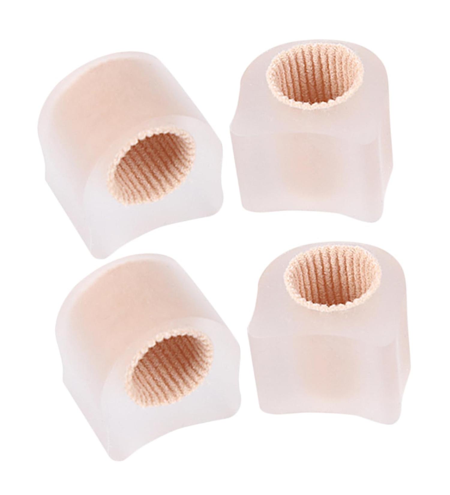 Healeved 2 Pairs Toe Splitter & Bunion Protector Sleeves for Men - Toe Separator Foot Care Tools - Reusable Toe Spacers - 2.7x2.2cm - Buy Online on GoSupps.com