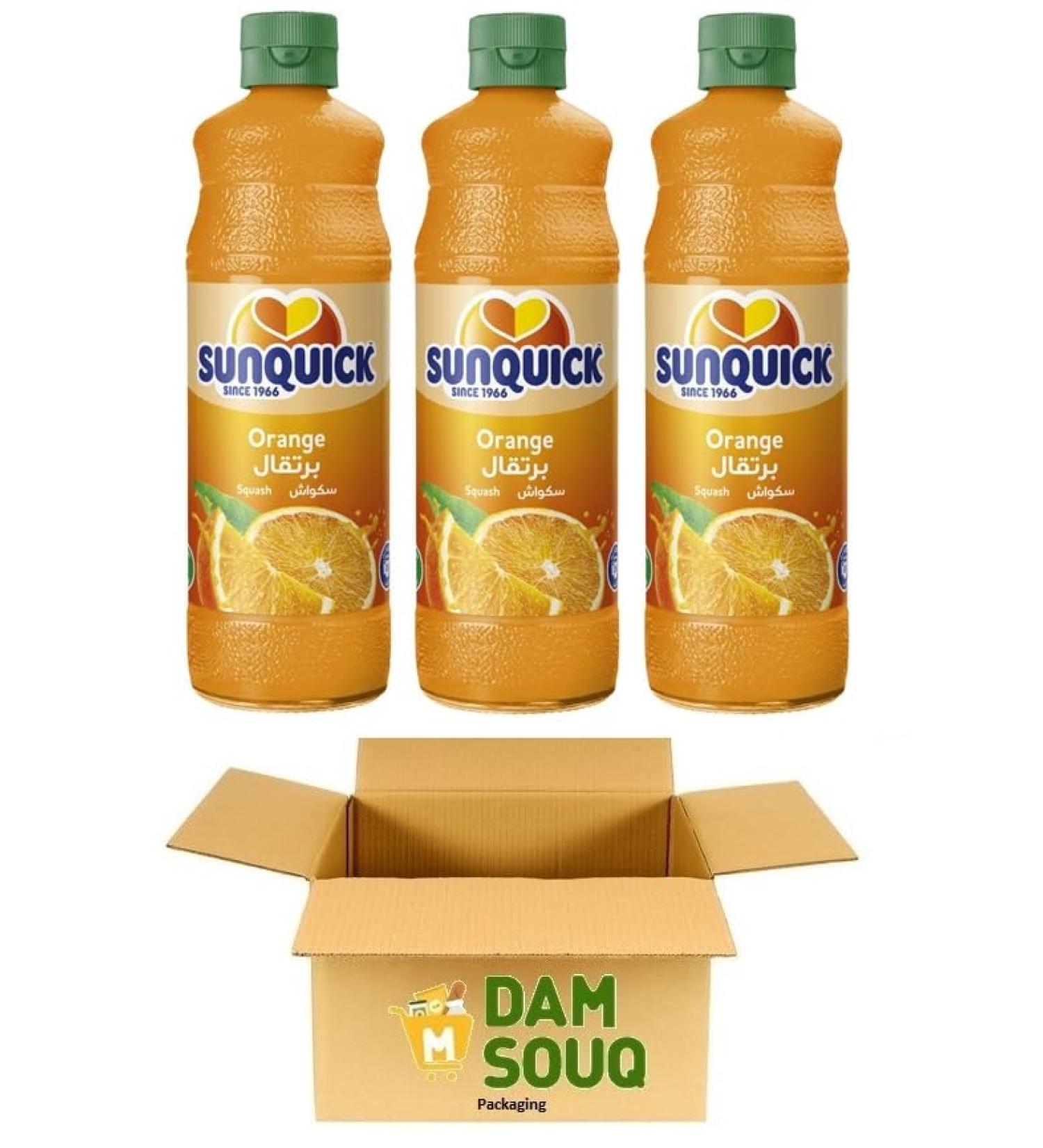Damsouq Multipack Sunquick Orange Syrup (3x 700ML)