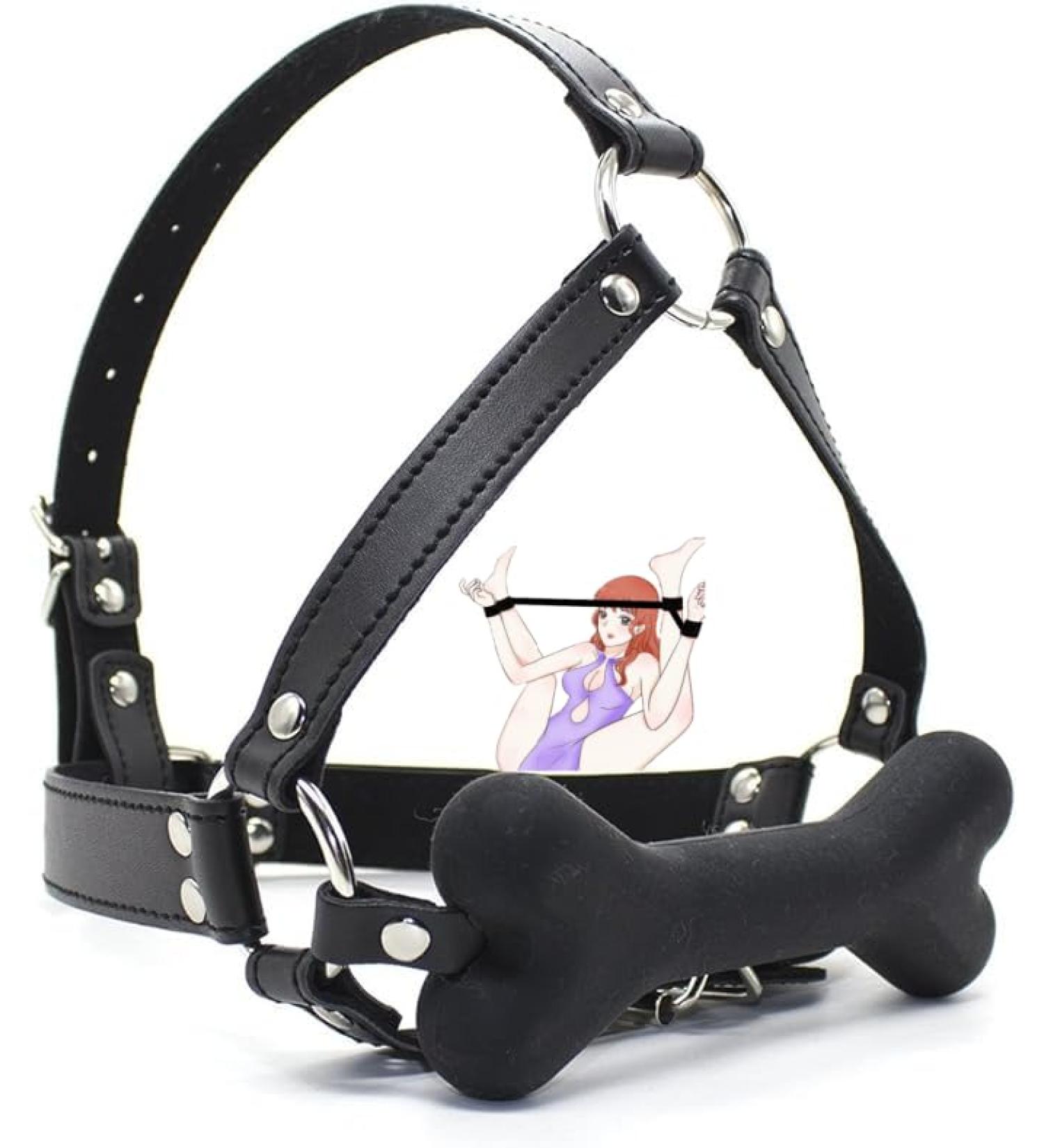 Fashion D coration personnalis e en cuir noir avec os de chien - Buy Online on GoSupps.com