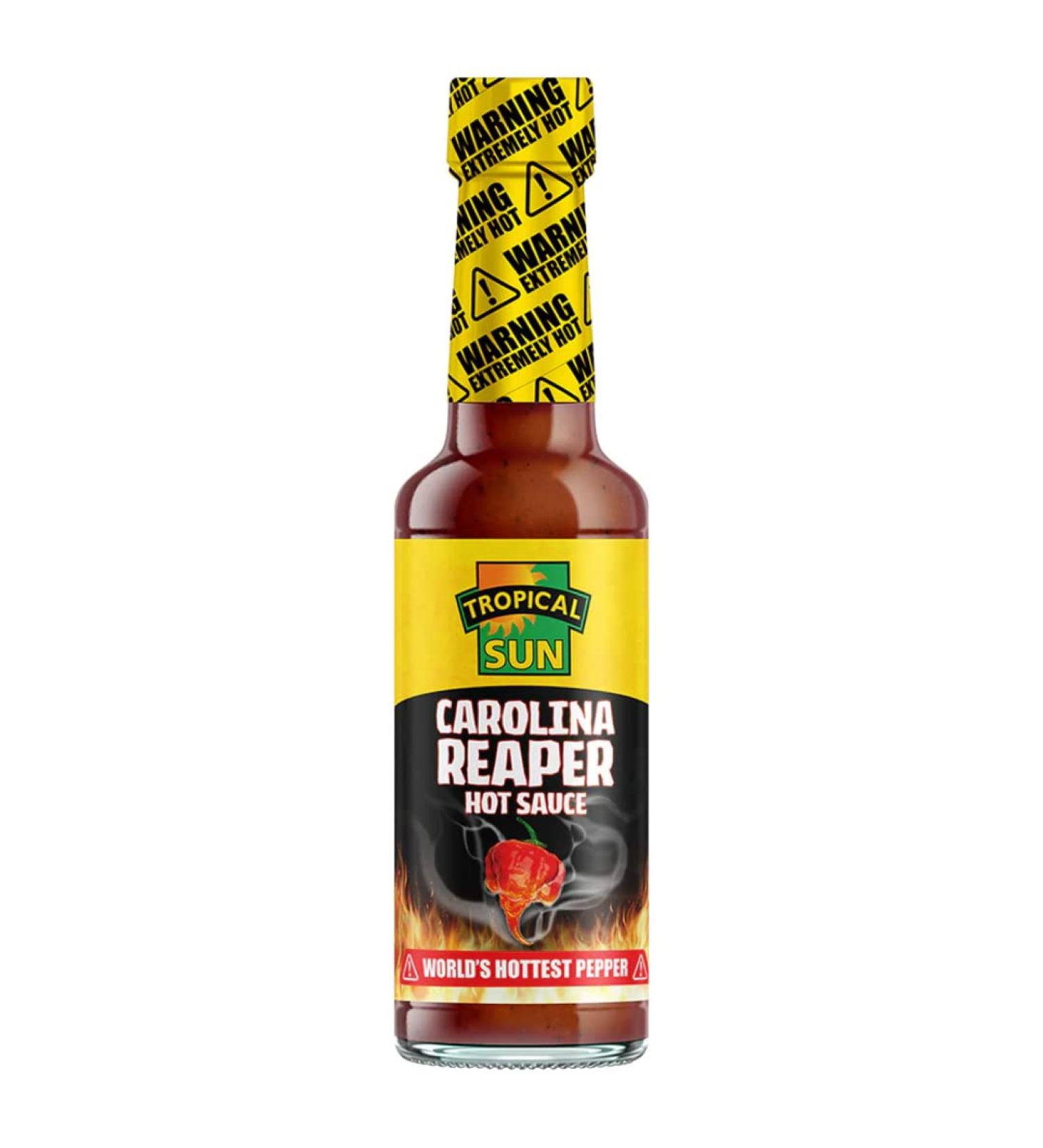 2 x Tropical Sun Carolina Reaper Hot Sauce 12 x 148ml