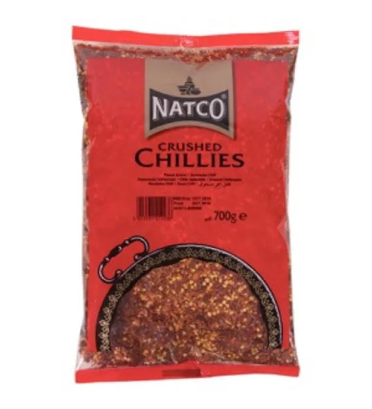 Natco Crushed Chillies 1 x 700g 1 x 700g