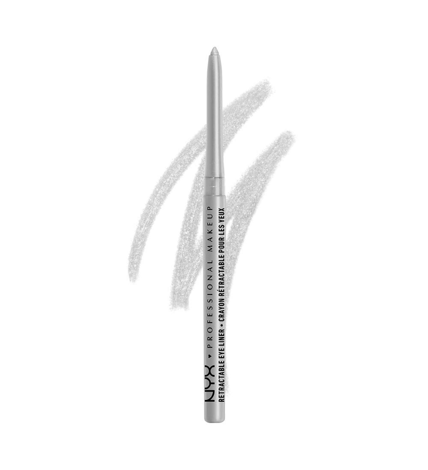 NYX Mechanical Silver Eyeliner Pencil - Long-lasting Formula - Buy Online on GoSupps.com