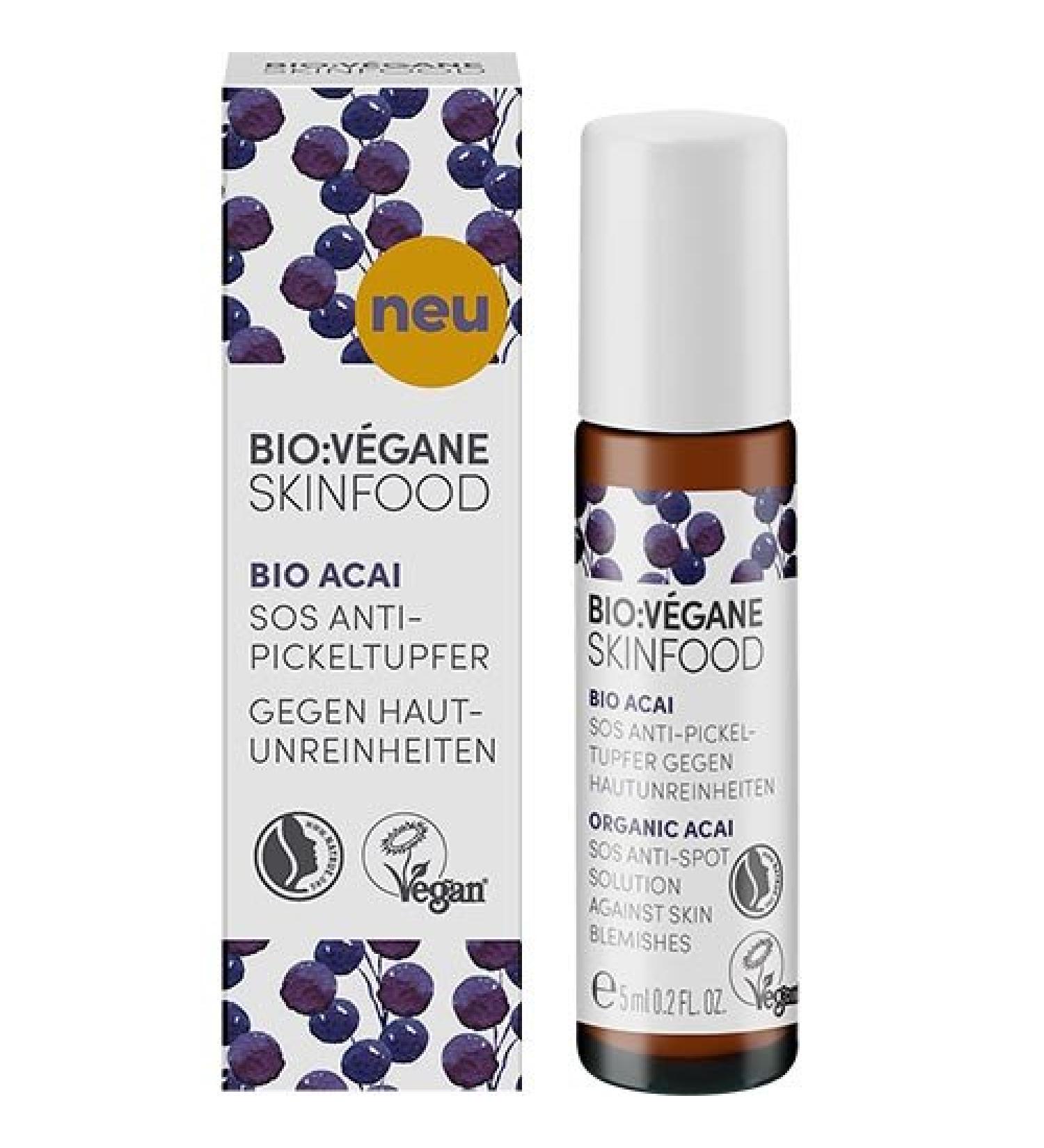 BIO:V GANE SKINFOOD SOS anti-pimple swab against skin impurities 5 ml