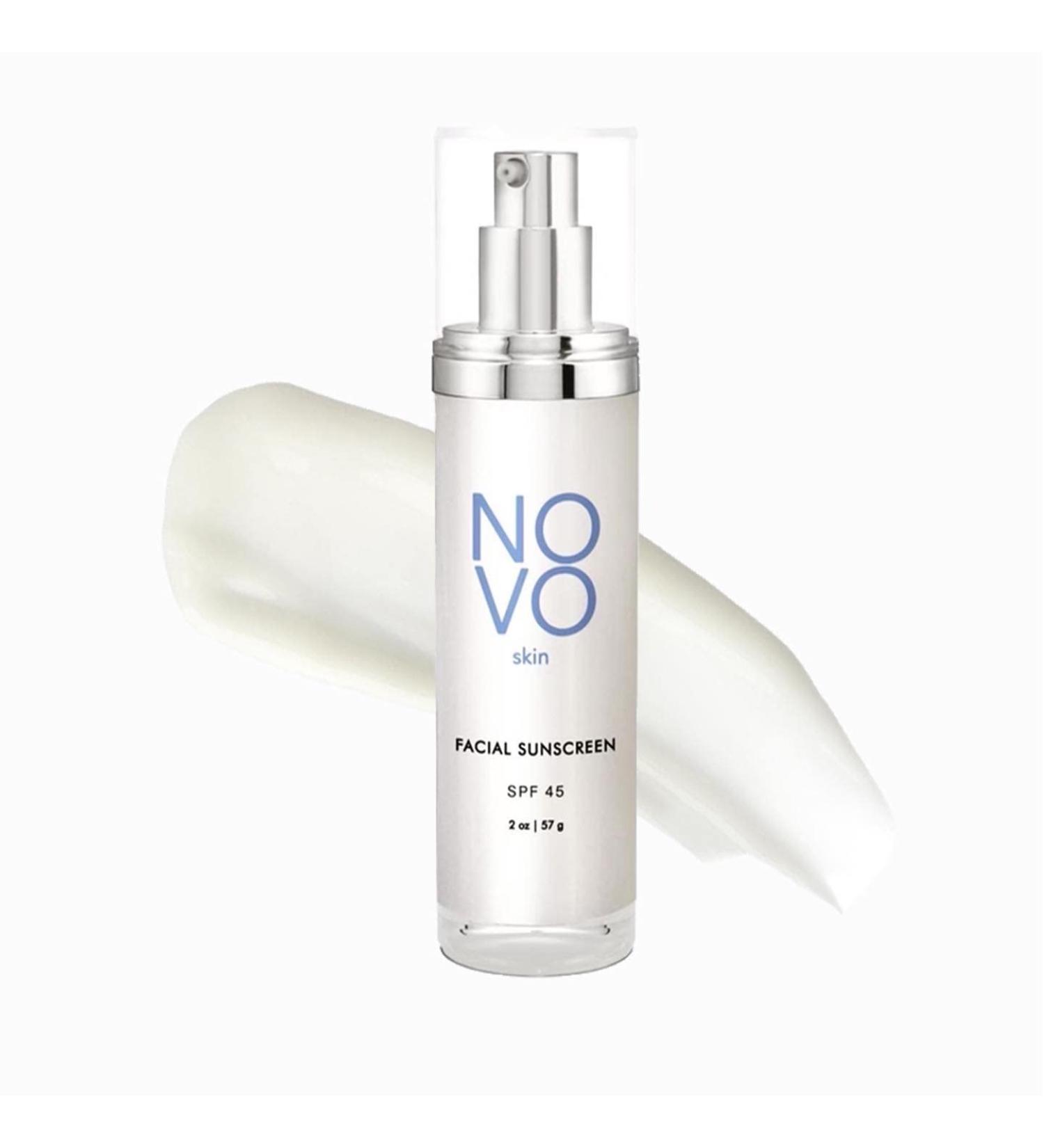 Collagen Boosting Sunscreen & Moisturizer SPF 45 | Anti-Aging Broad Spectrum Non-Greasy Zinc Oxide | Hyaluronic Acid & Niacinamide | 2.0 oz Pump - Buy Online on GoSupps.com