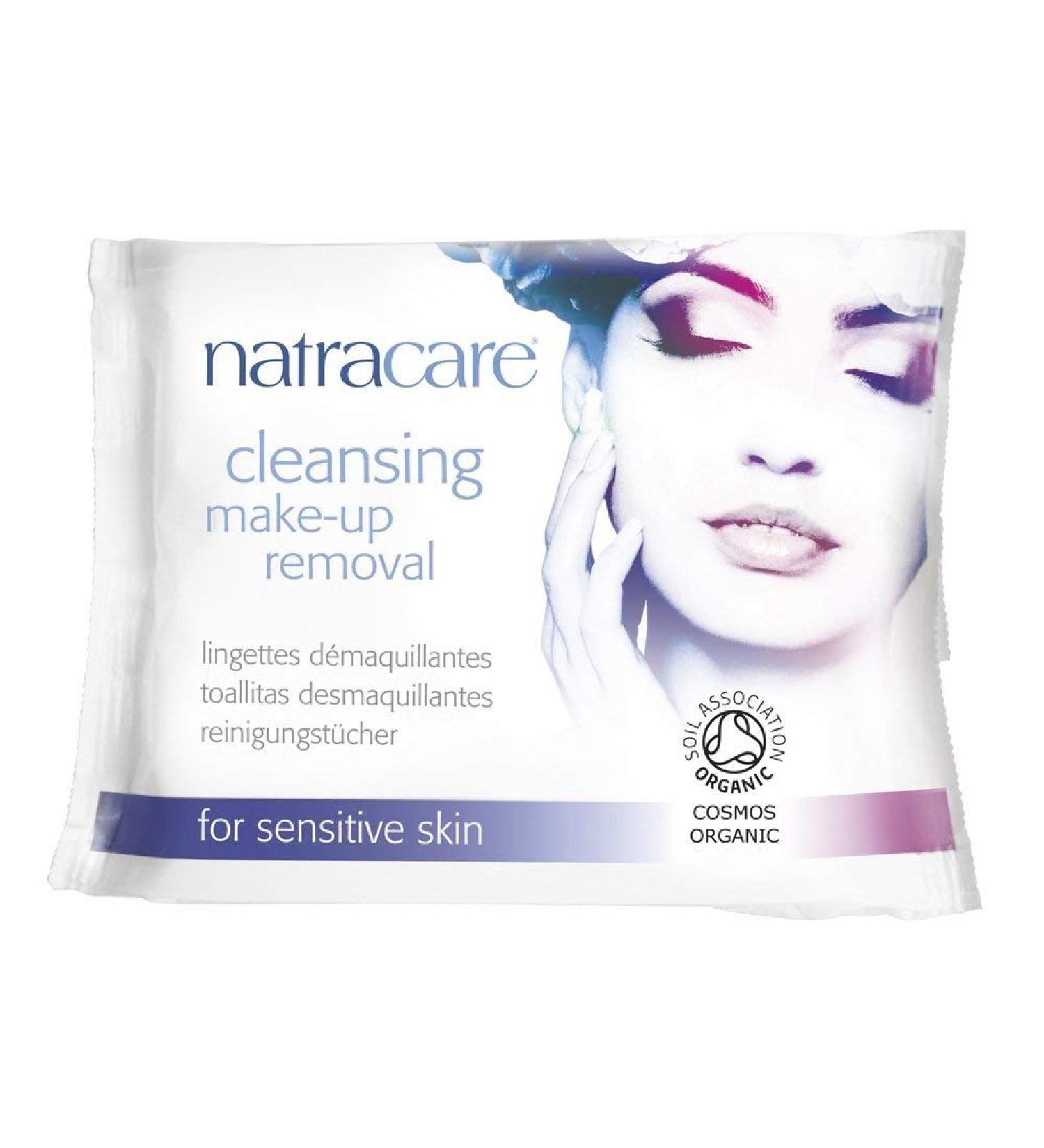 NATRACARE Cleansing Make-Up Removal Wipes 20s (Pack of 3) by Natracare