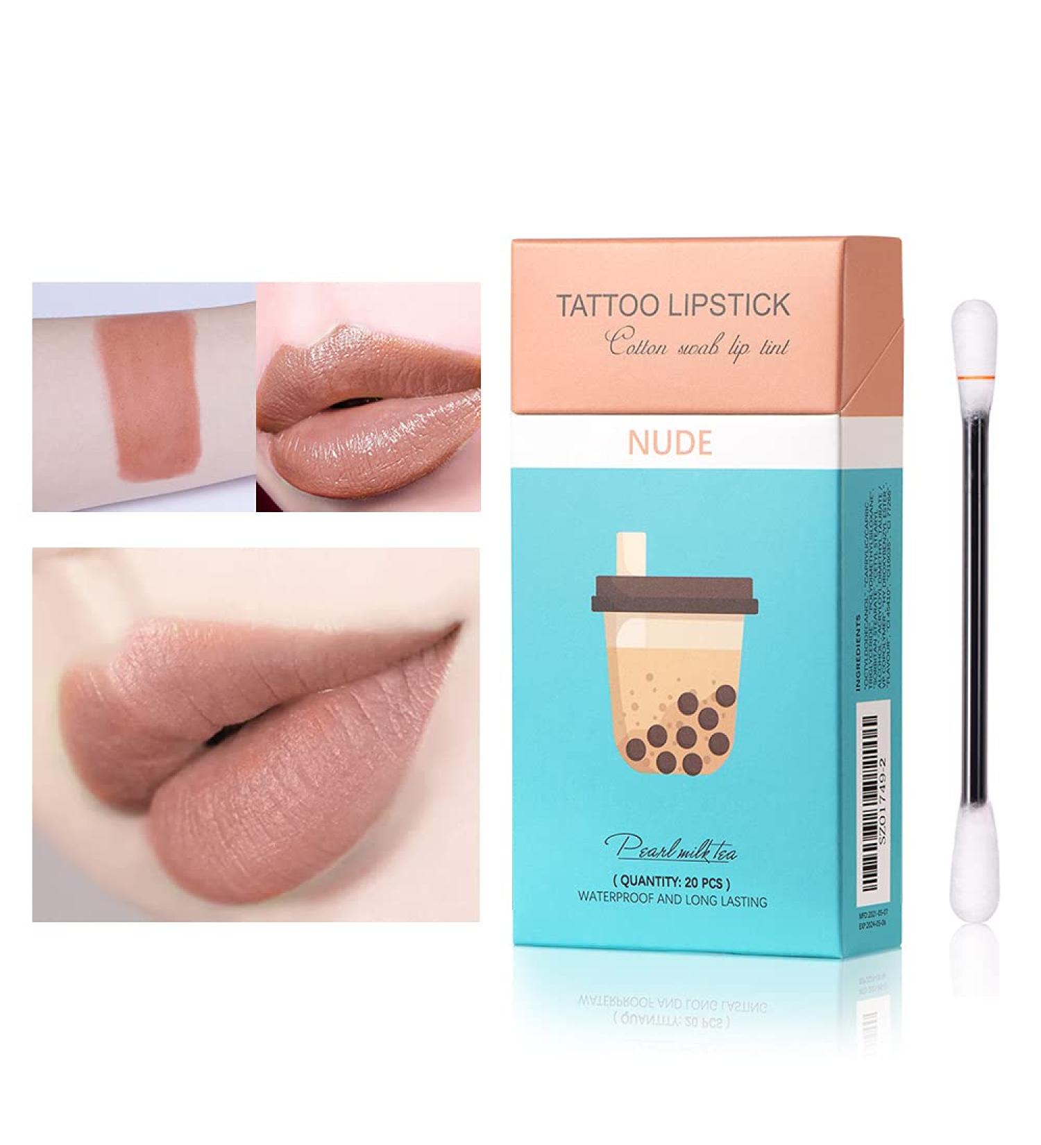 JEMPET Tattoo Lipstick Cotton Swab - Nude Lipstick for Long-Lasting Color - Buy Online on GoSupps.com