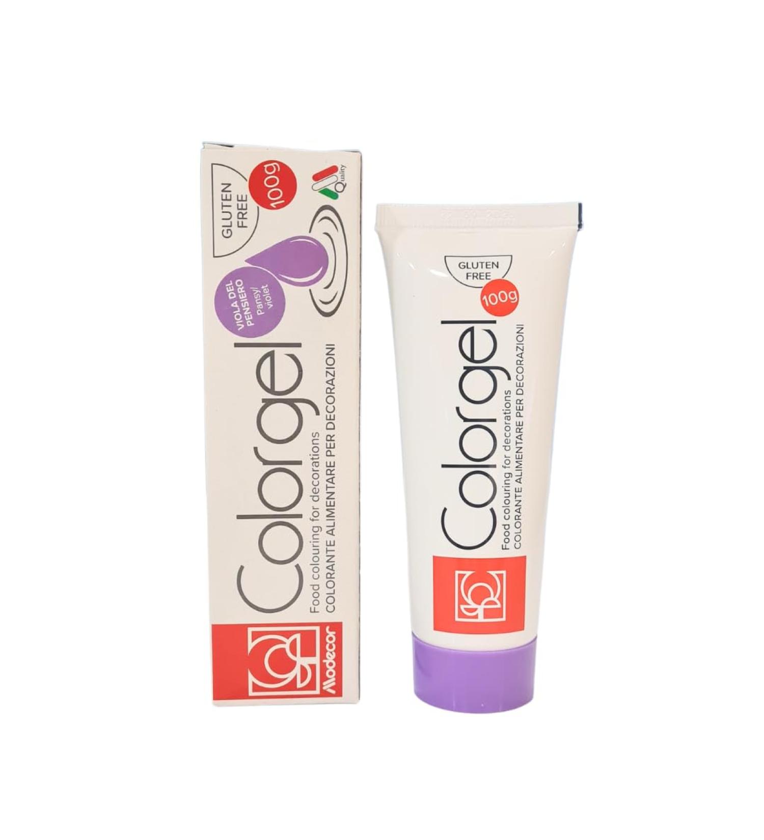 Modecor Concentrated Color Gel 100g-Gluten Free (Violet) - Buy Online on GoSupps.com
