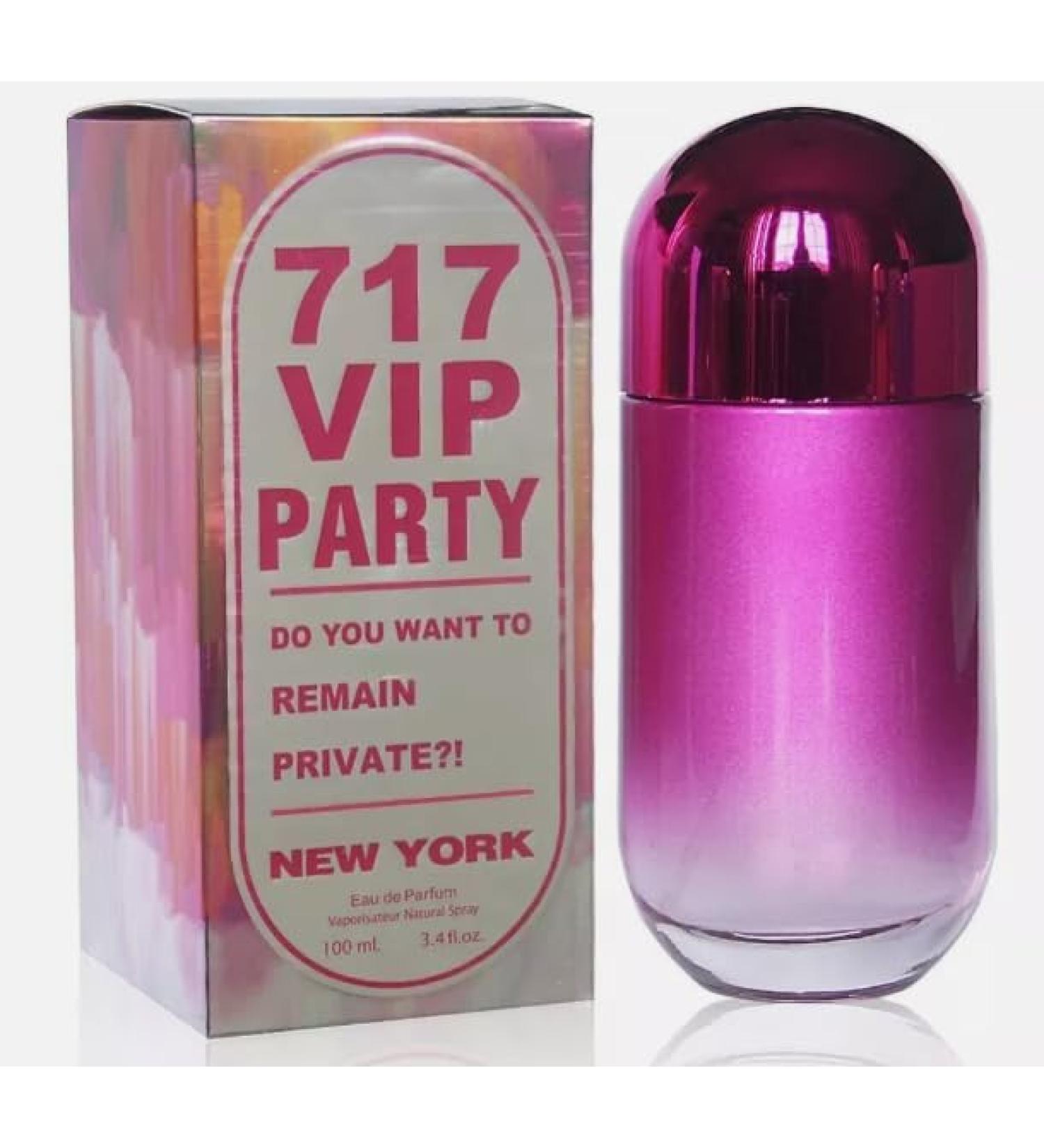 717 VIP Party New York Eau De Parfum Fresh Floral Scent 3.4 Fl Oz