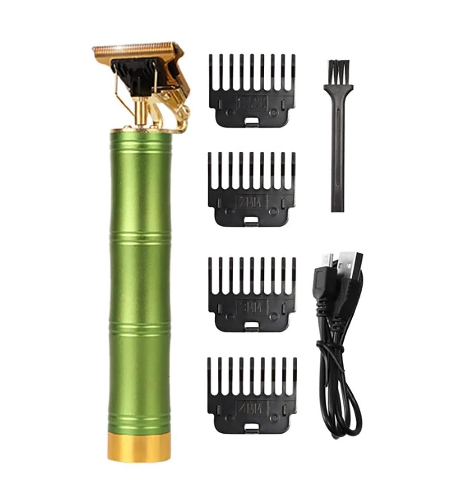 T9 Bamboo Style Electric Hair Clipper - USB Rechargeable Professional Trimmer for Men | International Shipping Available - Buy Online on GoSupps.com