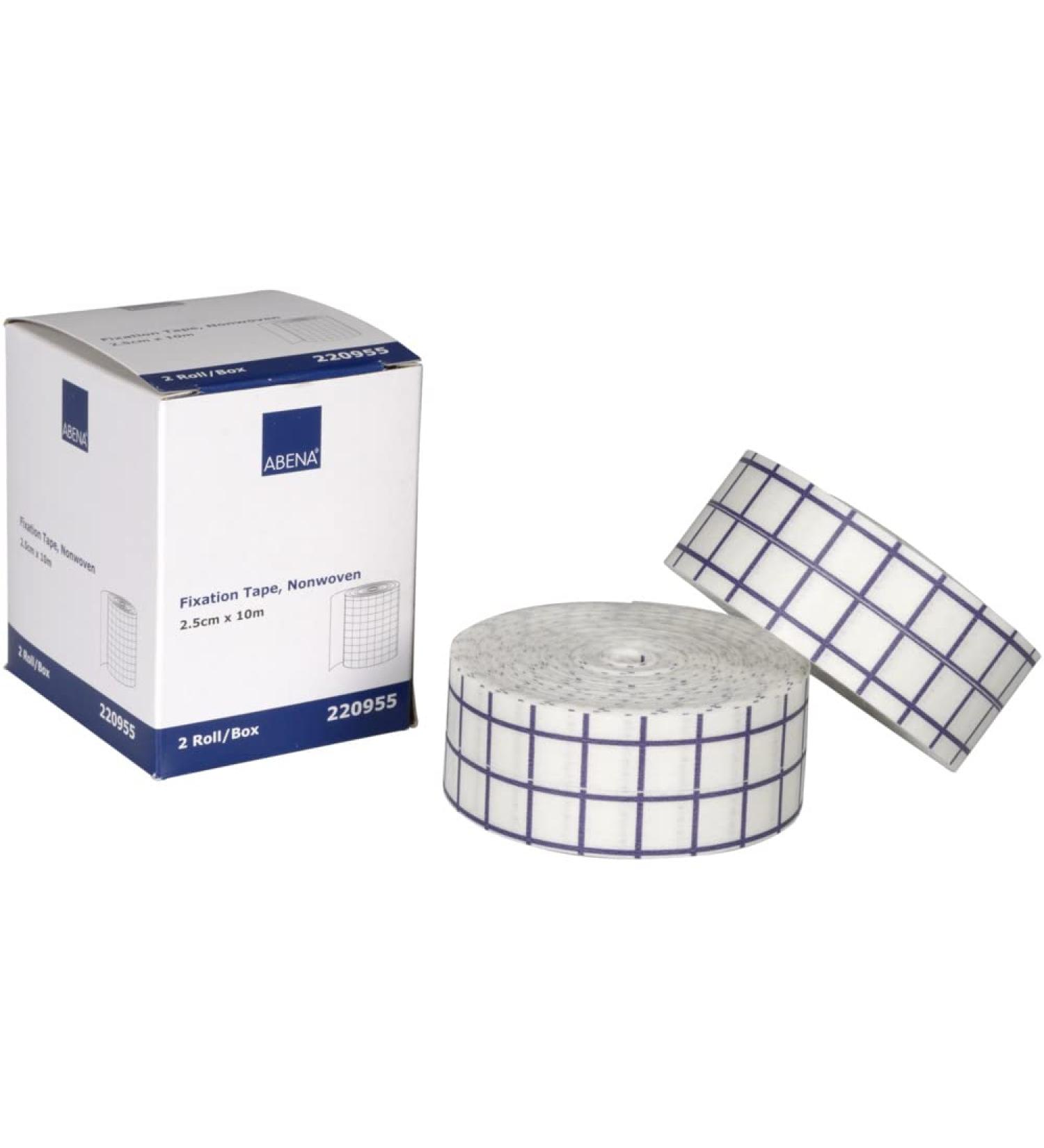 Abena fixing paving roll wound pavement |Roll paving pavement fleece glue paving roller wound association |Adhesive pavement Medical tape |Wound glue plaster medical tape 2.5 cm x 10 m 2.5 cm x 10 meters