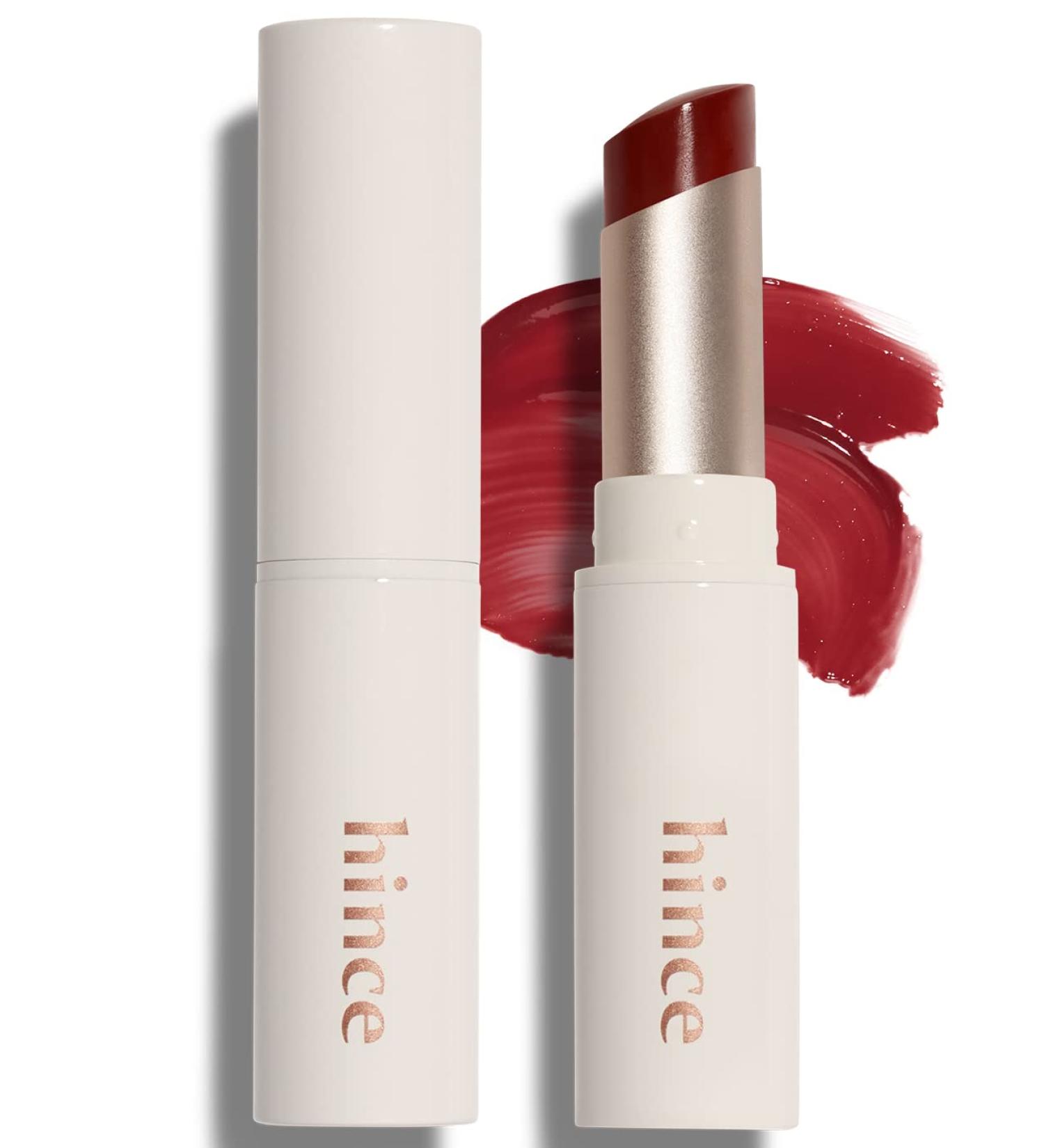 HINCE Mood Enhancer Lip Glow - Moisturizing Lip Balm with Shea Butter & Sweet Almond - Long-lasting Tinted Lip Tint in Impassioned Shade - 0.2oz - Buy Online on GoSupps.com