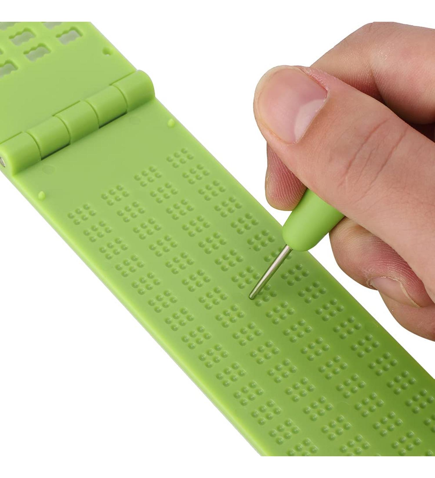 Buy Actually Braille Writing Slate | Durable Plastic Braille Slate 21.8x4.4x0.7 cm - Ideal for Visually Impaired - Buy Online on GoSupps.com