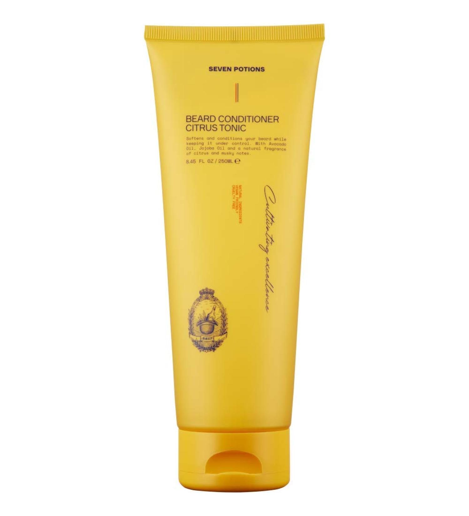 Buy Seven POTIONS BART Conditioner for Men - Vegan Itch-Relief & Scale Prevention (Citrus Tonic 250ml) - Animal Test-Free International Shipping Available - Buy Online on GoSupps.com