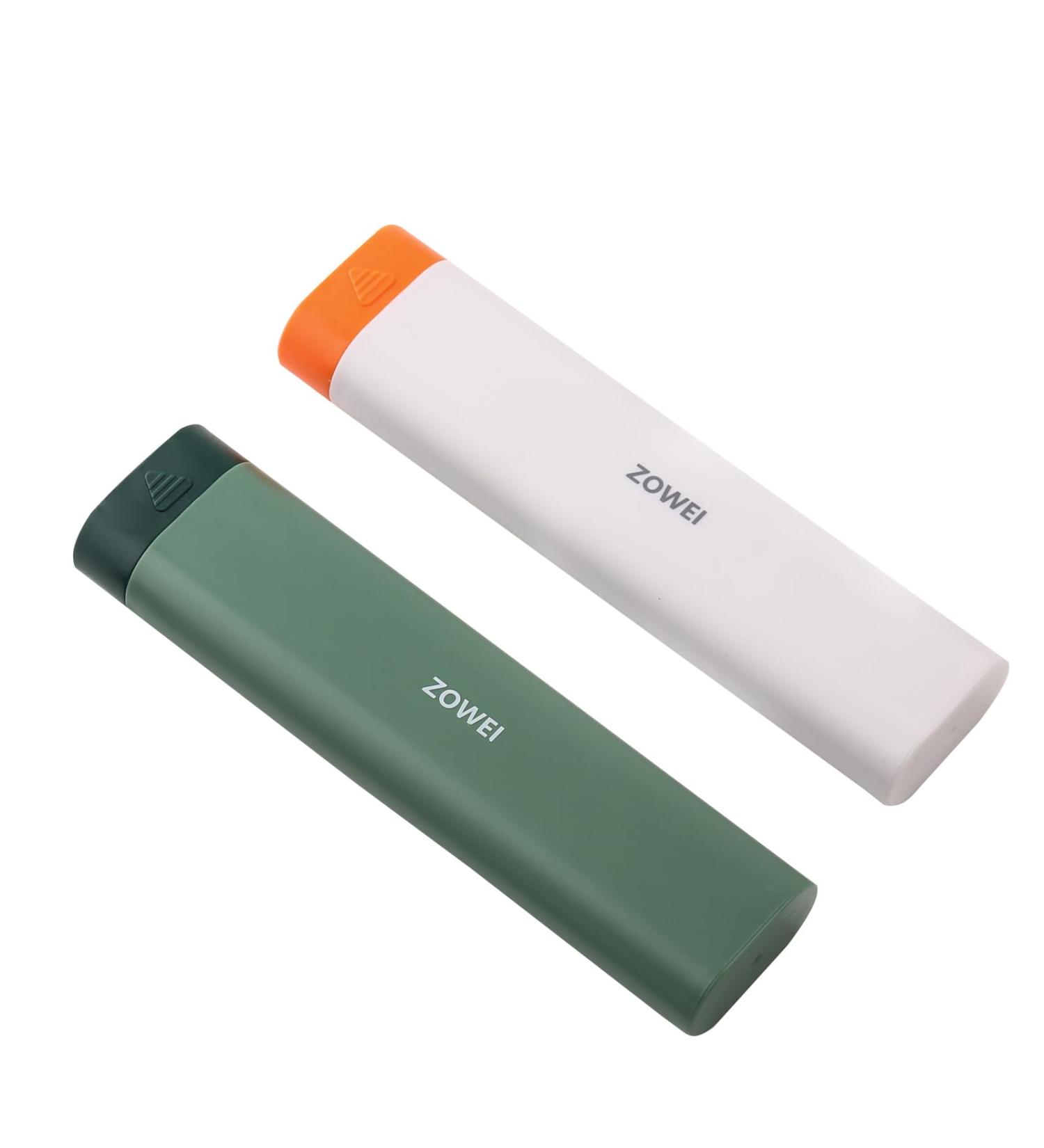 Portable Pill Box for Vitamins & Medications | 7-Grid Green & Orange Travel Organizer - Buy Online on GoSupps.com