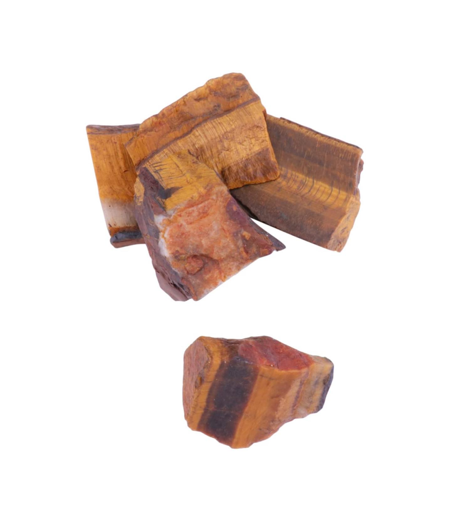 SOESFOUFU Natural Gemstone 5pcs African Decor Irregular Stone African s Eye Rough Stone Tiger's Eye Stone Materials Rock Mineral As Shown Size 2 - Buy Online on GoSupps.com
