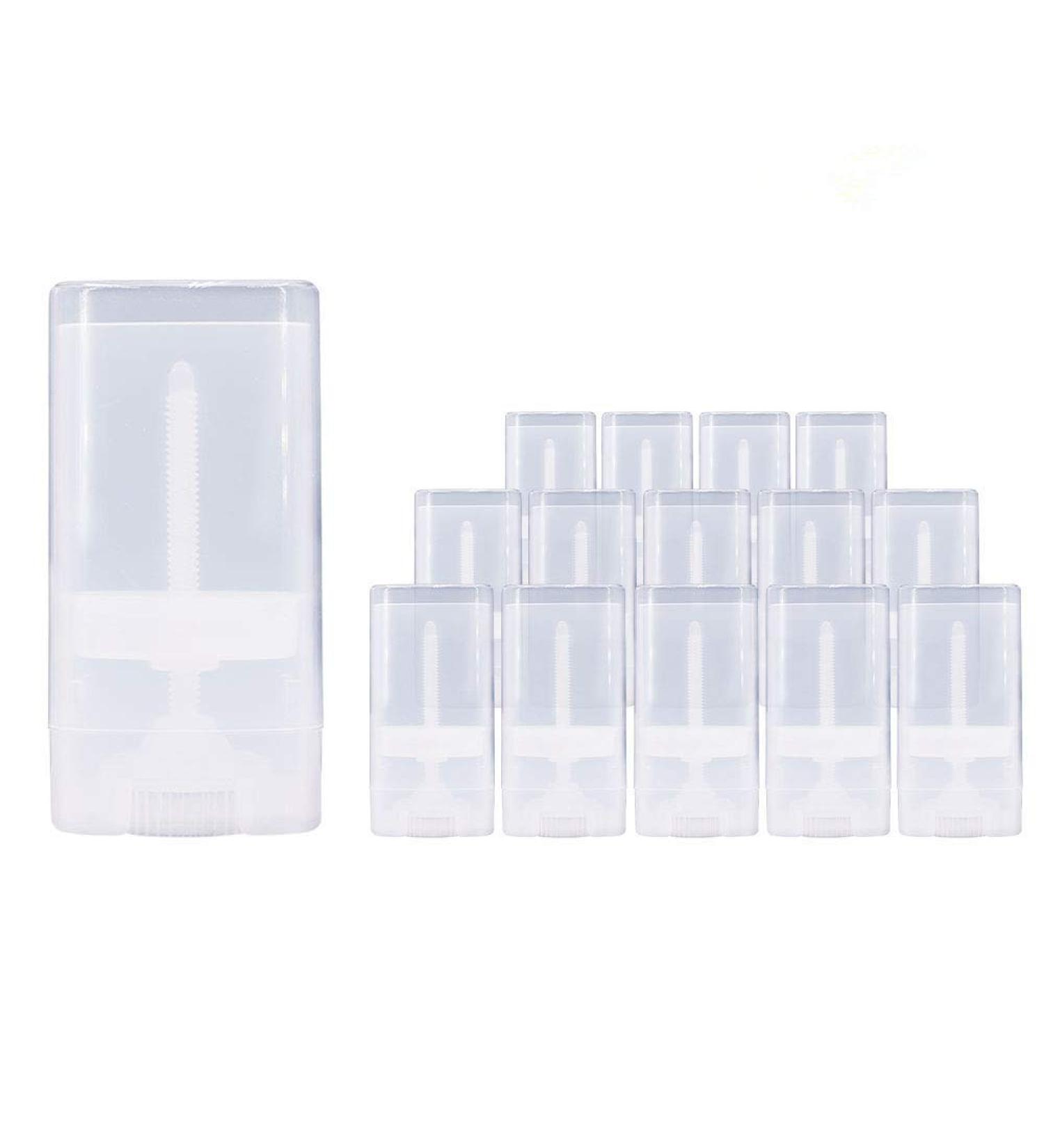 30pcs 0.5 Oz Clear Empty Plastic Deodorant Containers New Empty Oval Lip Balm Tubes 15ml Oval Deodorant Containers for Lipstick Crayon Chapstick DIY Make Your Own Deodorant Lotion Bar 30 Pcs Clear - Buy Online on GoSupps.com