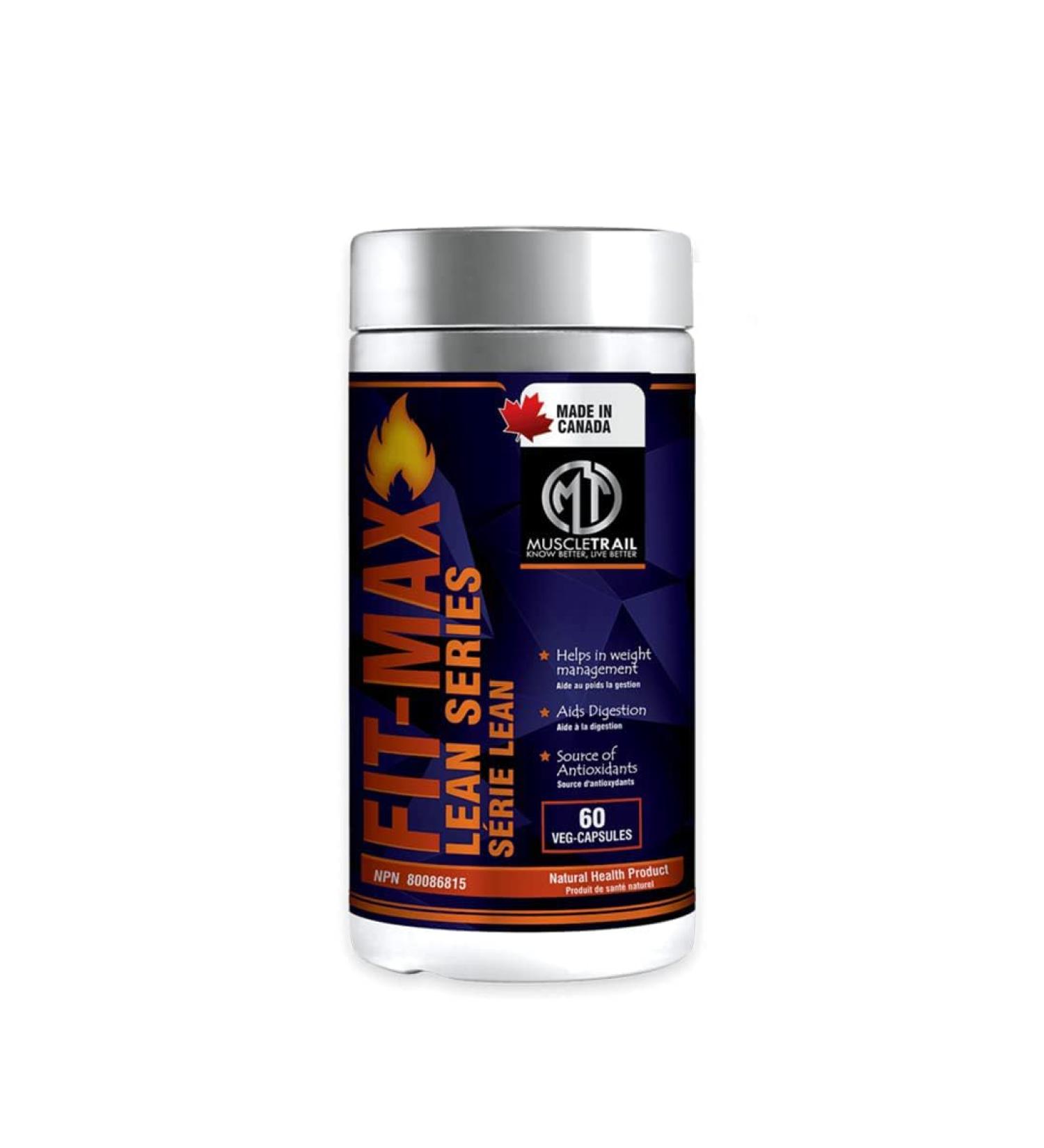 MUSCLETRAIL Fit Max Lean Series 600mg Green Tea Extract 15mg Cayenne Aids Digestion Rich Source of antioxidants Supplement for Recovery & Performance Boost (60 Veg-Capsules) - Buy Online on GoSupps.com
