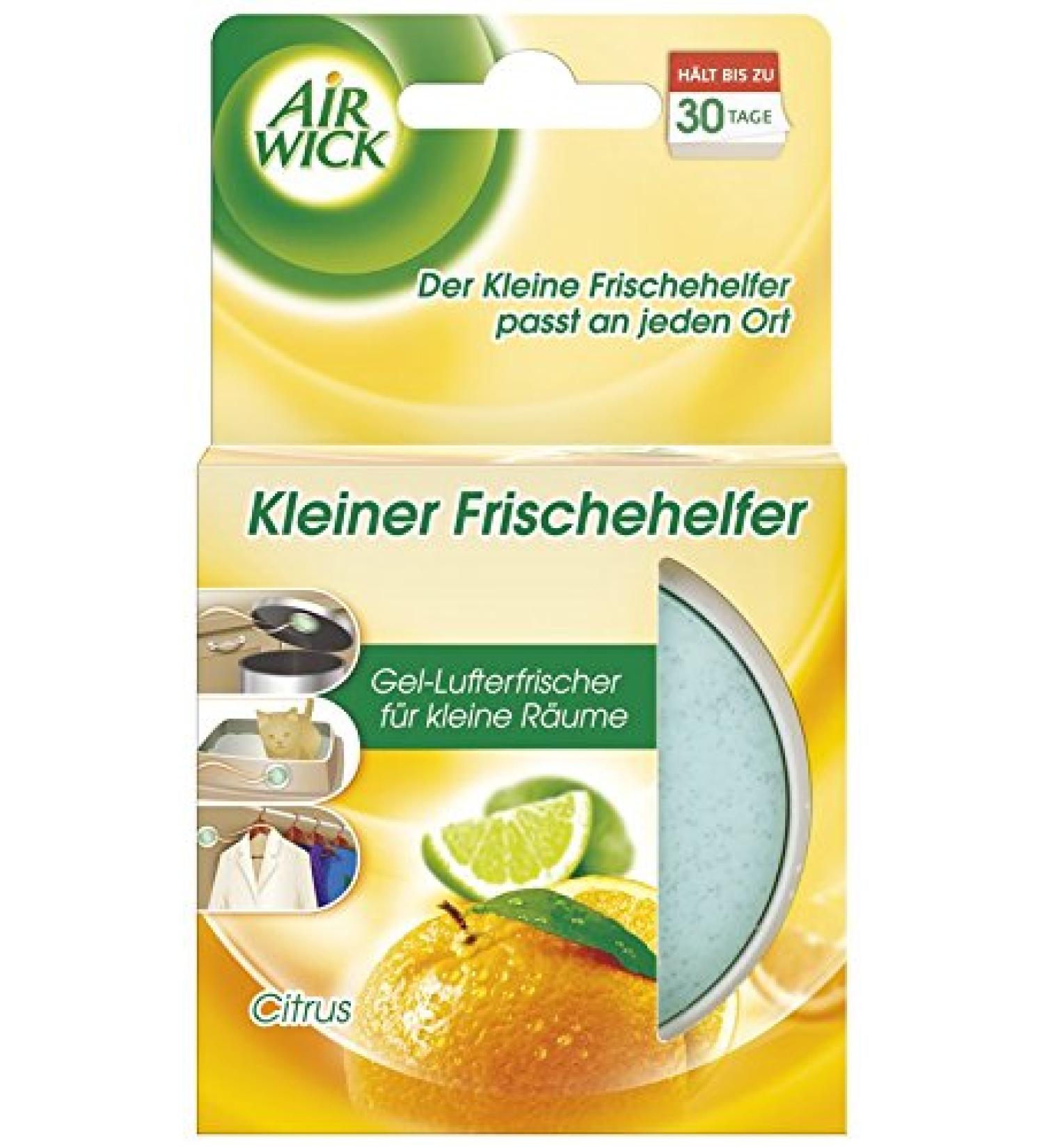 Air Wick Small Freshener Citrus Gel air freshener for small rooms shoe cabinets trash can lids etc. 6 x 30g