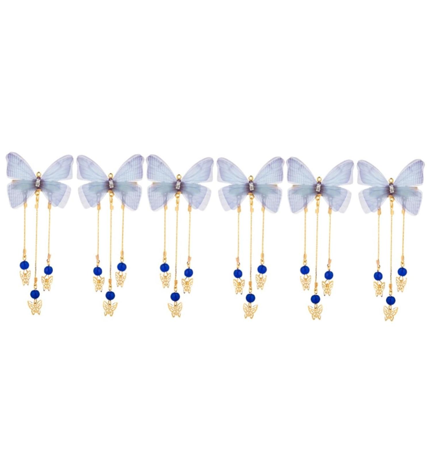 GALPADA 3 Pairs Hanfu Butterfly Headdress Metal Hair Clips Hanfu Hair Accessories for Metallic Hair Clips Metal Hair Claw Clips Hair Barrettes Tiara Child Hairpin Alloy Girl - Buy Online on GoSupps.com