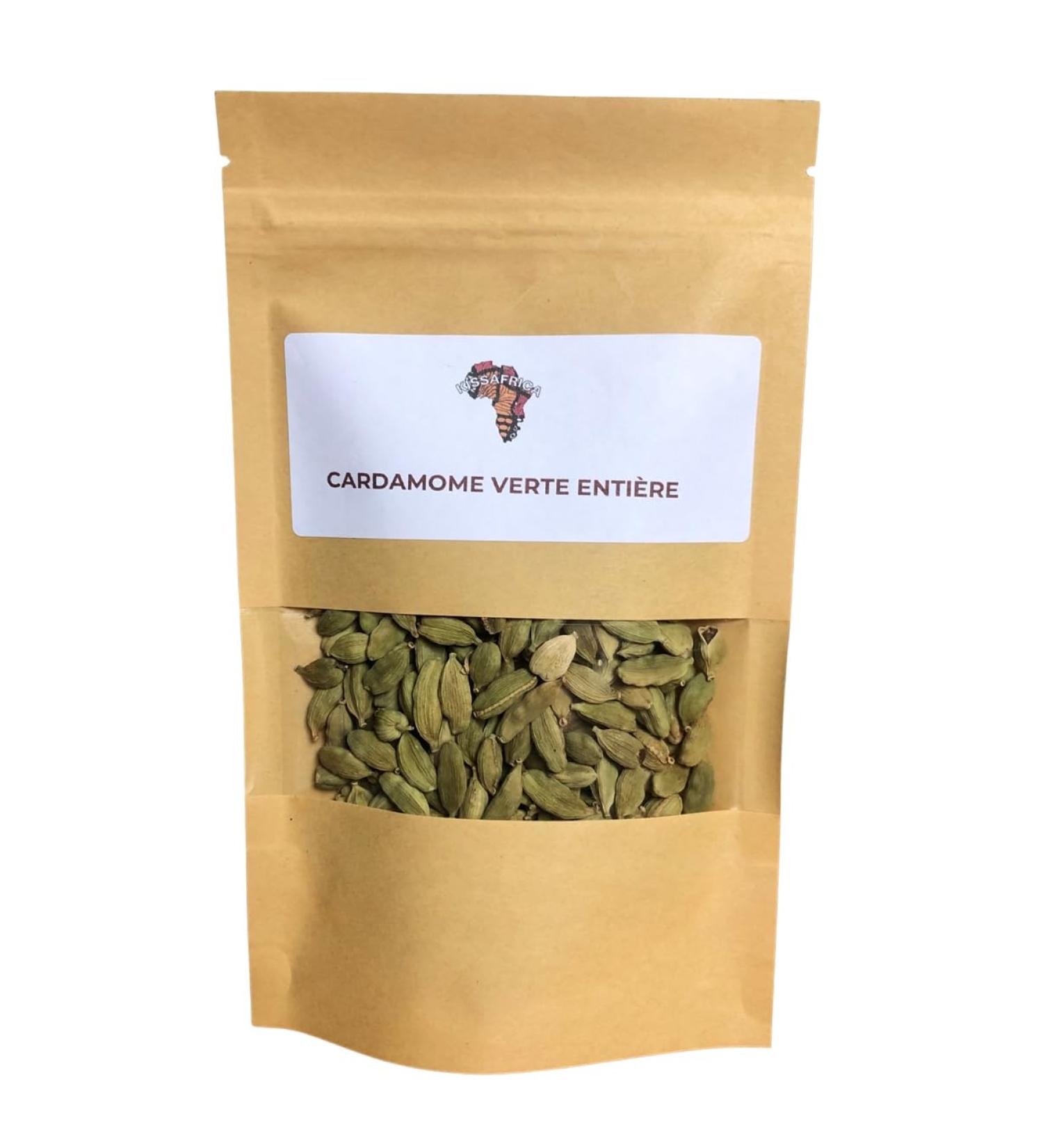 Whole Green Cardamom - Aromatic Pods - Refined Spice for Cooking Desserts & Drinks - 25g - Buy Online on GoSupps.com