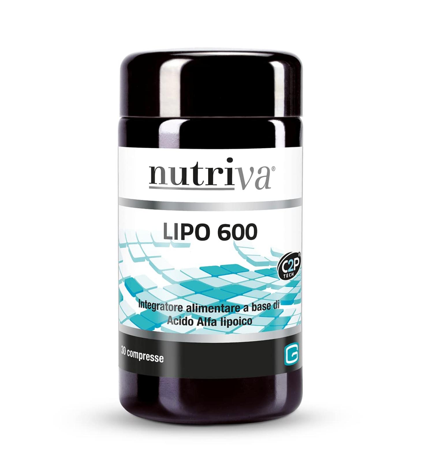 Cabassi Giuriati NUTRIVA LIPO 600 30 tablets 900 mg - Buy Online on GoSupps.com