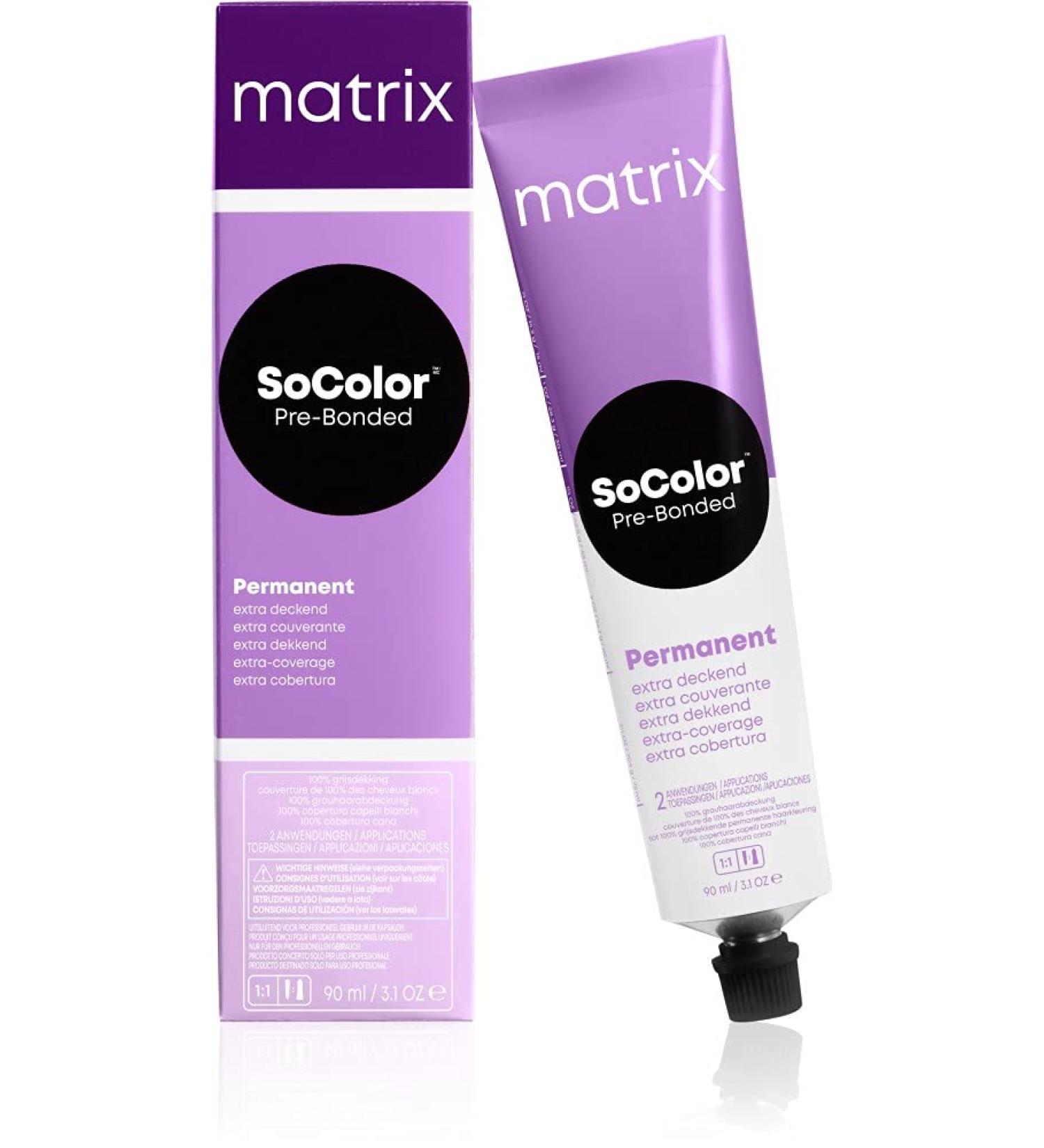 Matrix SoColor 509AV Pre-Bonded 509AV Blond clair cendr / Extra couvrant 90 ml