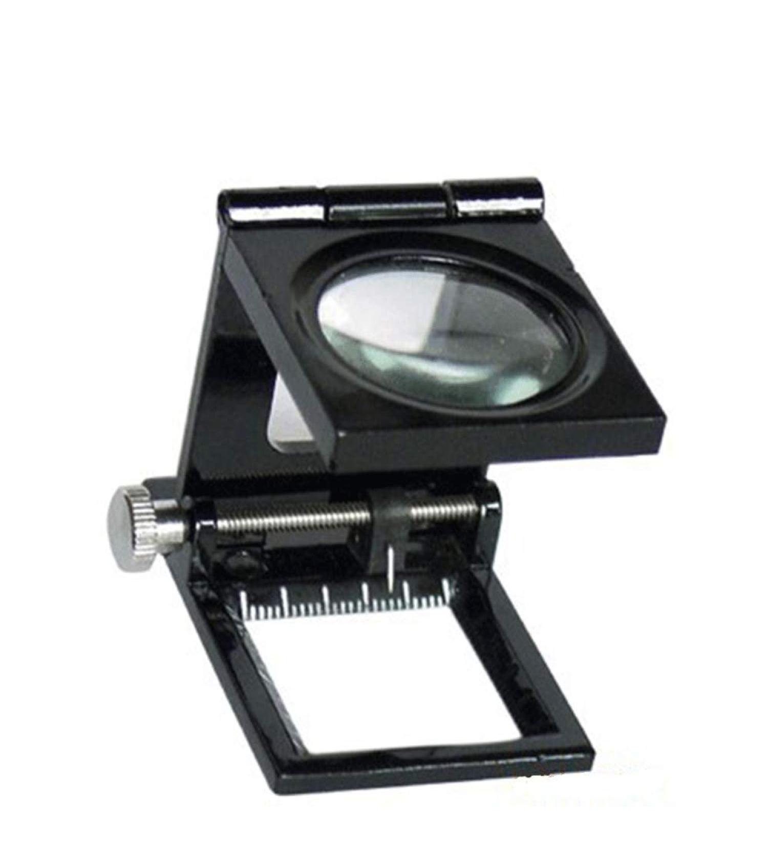 Tri-Fold Magnifying Glass 10 Times with Folding Magnifying Glass 10 Times Photo-Distributing Mirror Lofty Ambition - Buy Online on GoSupps.com