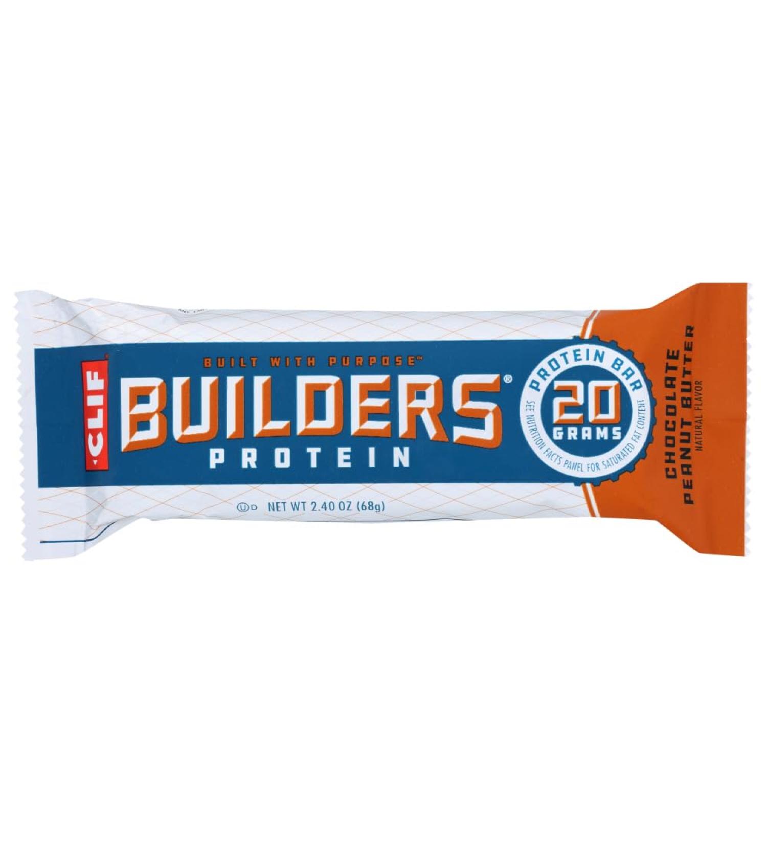 Builders Chocolate Peanut Butter Snack Bar 2.4 Ounce -- 36 per case. - Buy Online on GoSupps.com