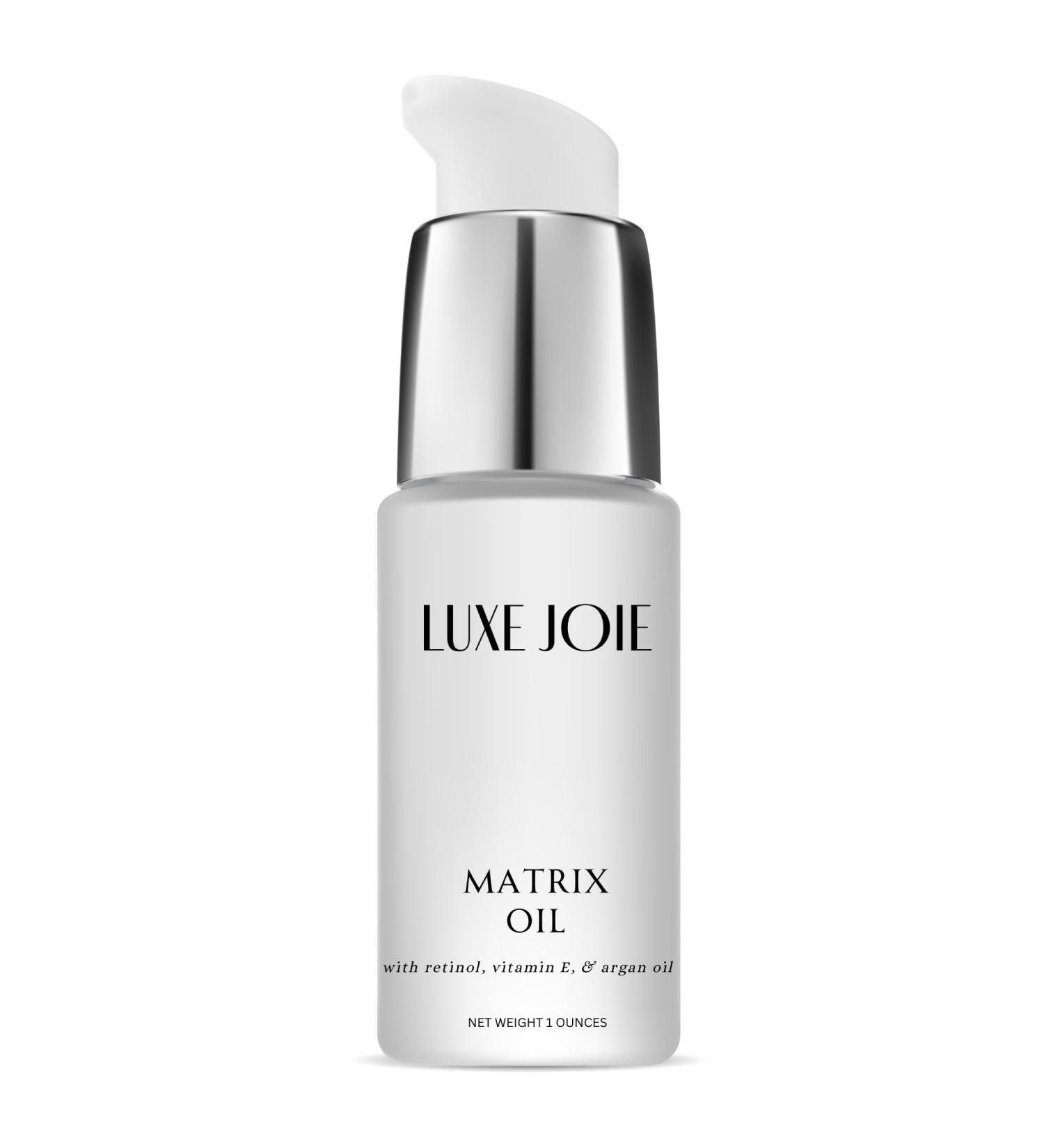 LuxeJoie Matrix Oil - Hydrating Face Oil for Clear Skin | 1 oz Glass Bottle | International Shipping - Buy Online on GoSupps.com