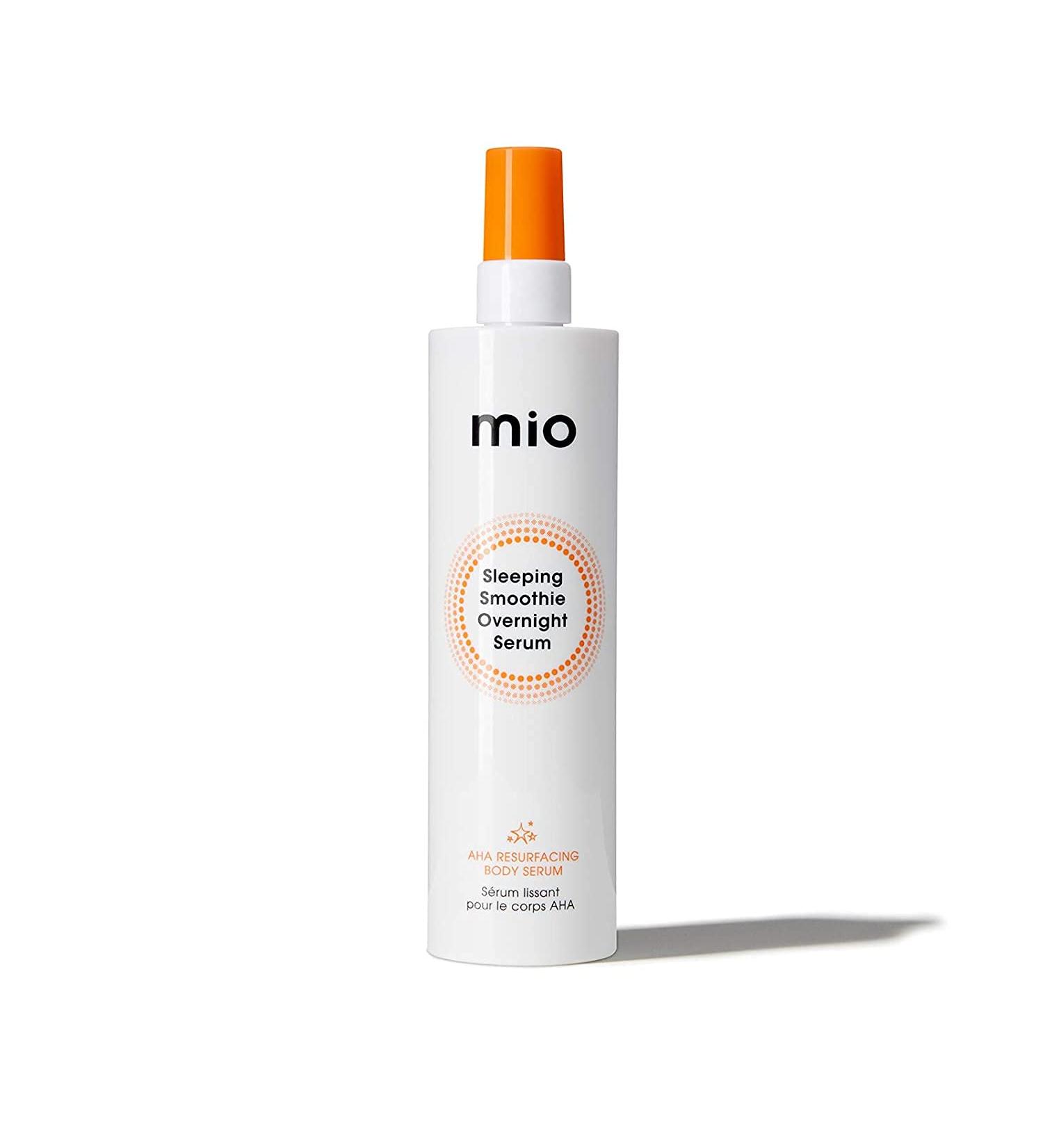 Mio Sleeping Smoothie Overnight Body Serum 200ml | AHA Skin Revealing Body Lotion | Revitalise Hydrate & Re-energise Skin - Buy Online on GoSupps.com