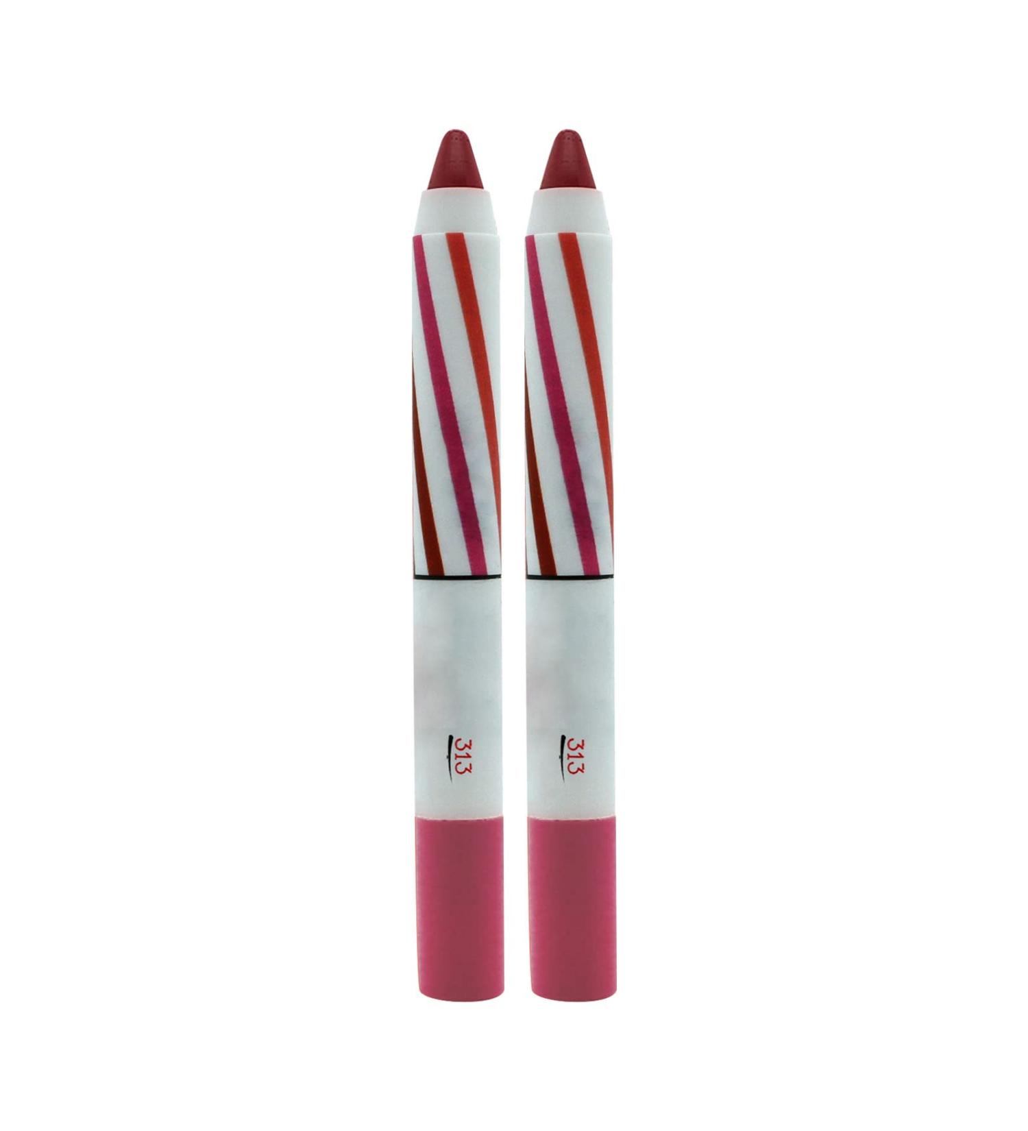 Night And Day Lip Plumper 2pc Lipstick Pencil Lip Liner Velvet Silk Lip Gloss Makeup Long Lasting Lipliner Pen Sexy Lip Tint Cosmetic Novice Easy To Use High Shade Velvet Mist Lipstick Lip Glass One Size M