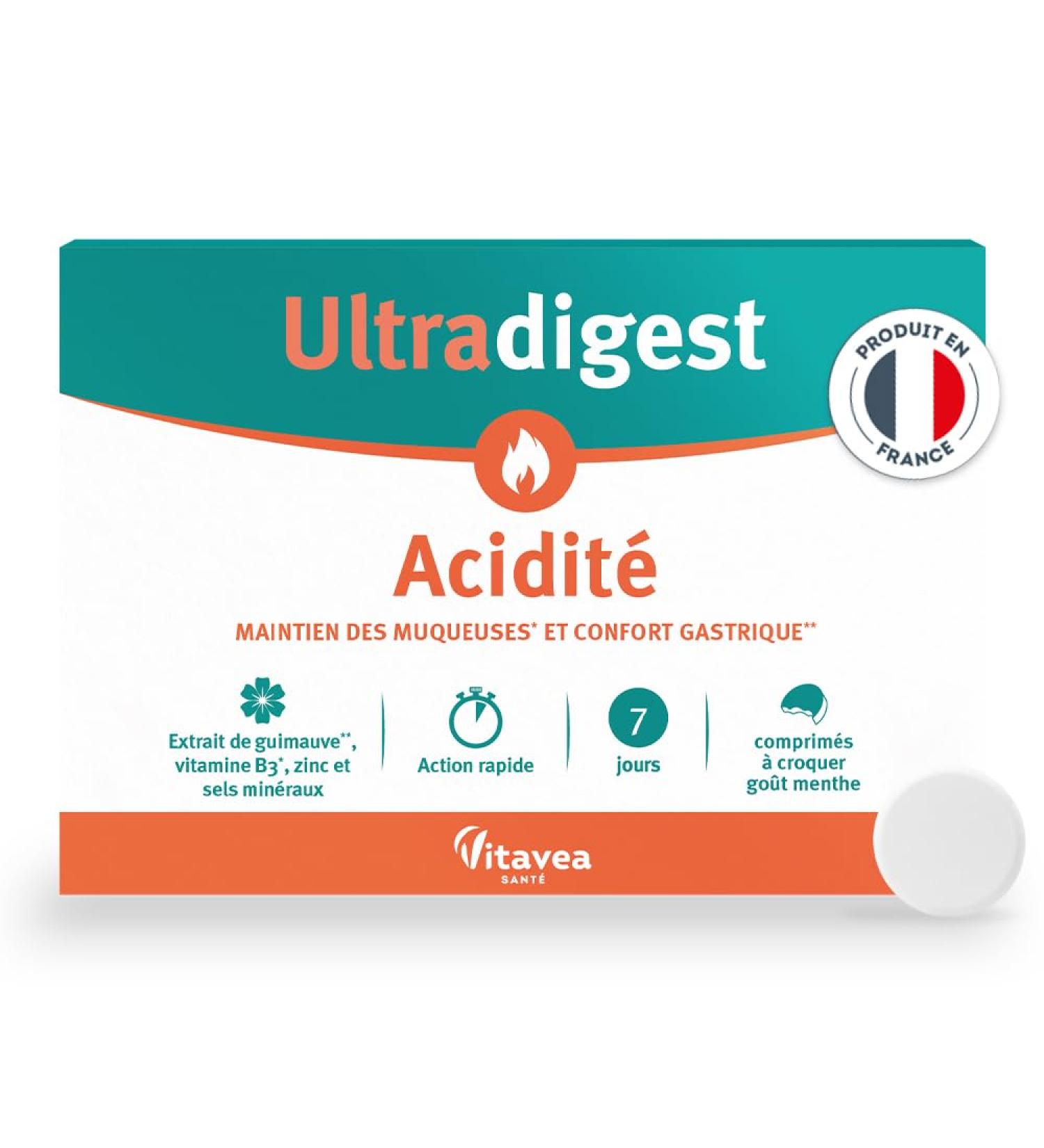 Vitavea Sant Ultradigest Acidit 14 comprim s croquer 1 unit (Lot de 1) - Buy Online on GoSupps.com