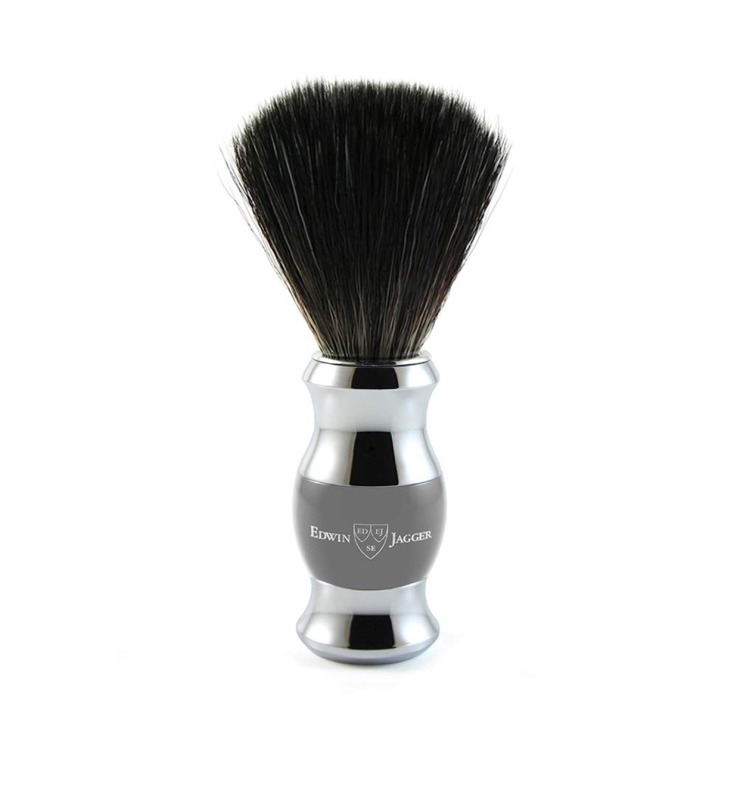 Edwin Jagger Diffusion 36 Grey Synthetic Shaving Brush Grey
