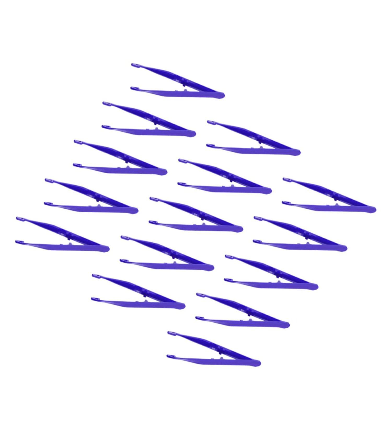 Solustre 15 Pack Disposable Tweezers - Pink First Aid & Craft Tweezers for Jewelry & DIY Projects - Buy Online on GoSupps.com