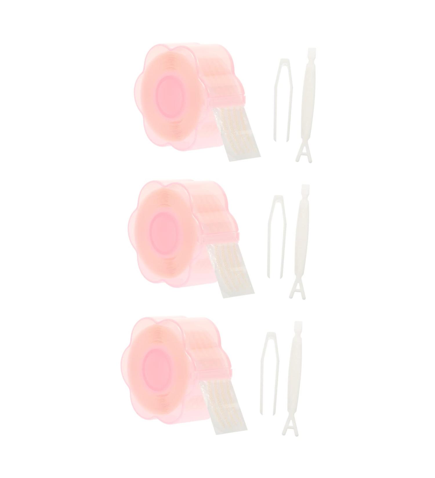 FOMIYES Girl Stickers 3 Rolls Patches Lace Girl Makeup Eye Double Stickers Shaping Simple Beauty Female Eyelid Woman Makeup Tape - Buy Online on GoSupps.com