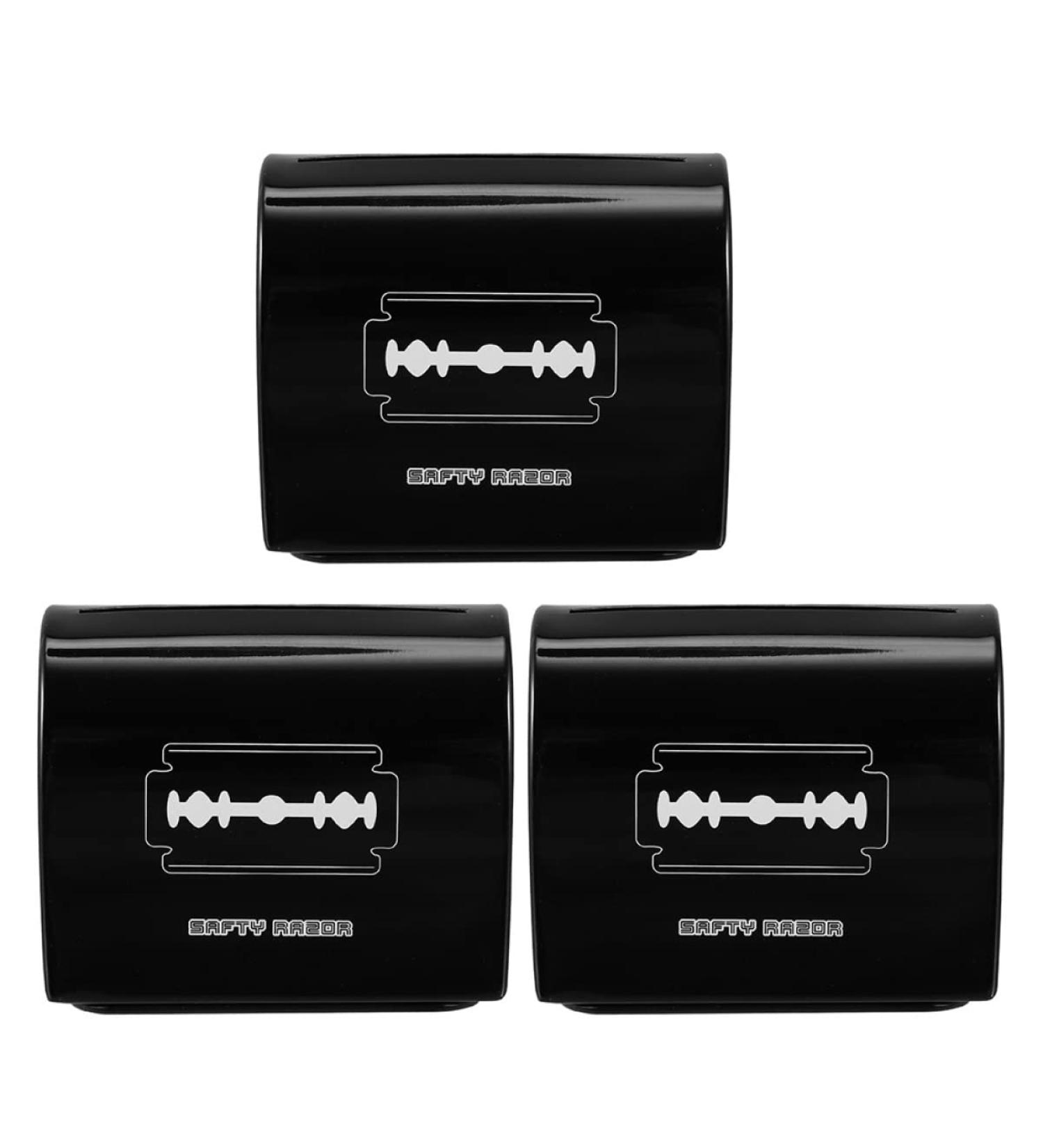 Fomiyes 3-Storage Blade Box - Portable Razor Blade Storage Bench for Trimmers & Barbershop Use - Buy Online on GoSupps.com