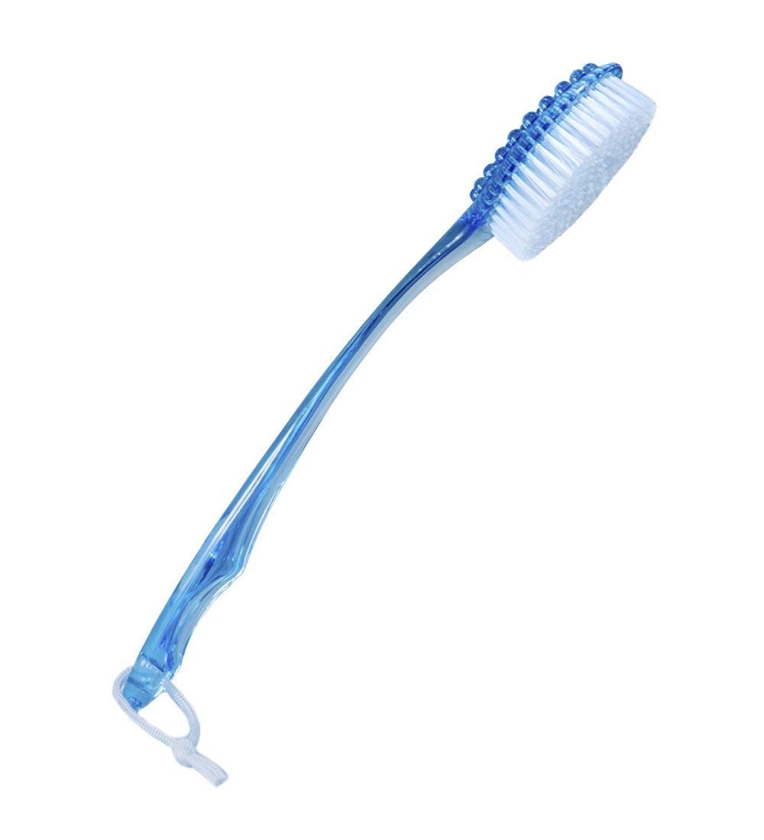 Premium Long Reach Bath Brush with Massager | Exfoliating Spa Type 14.75 - Buy Online on GoSupps.com