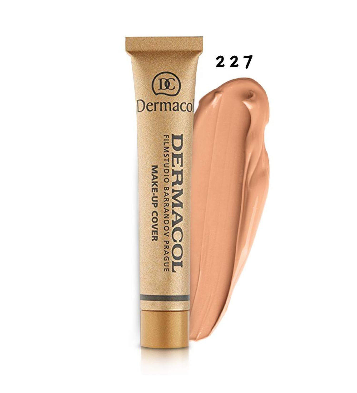 Dermacol Make-up Cover Full Coverage Foundation - Shade 227 | Long-Lasting Formula - Buy Online on GoSupps.com