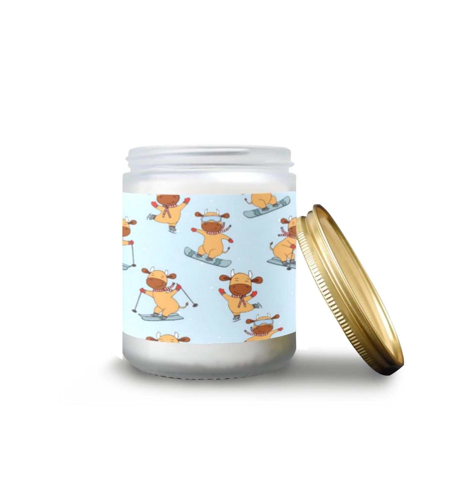 Orange Lemon Scented Candles - Aromatherapy Jar Candles Gift Set for Women | Long Lasting 7 oz - Perfect Birthday Gifts - Buy Online on GoSupps.com