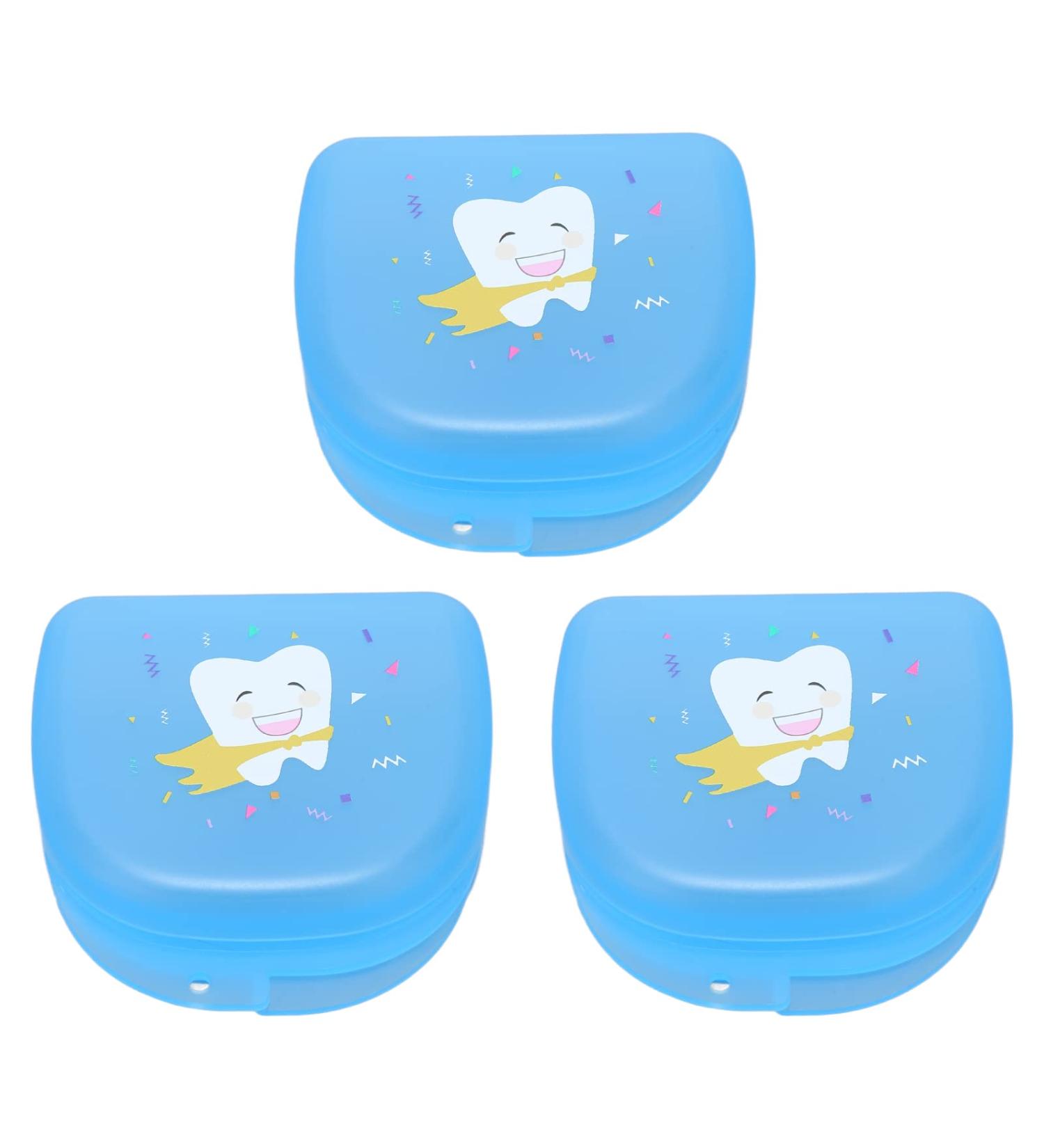 Buy Verdant Touch Retainer Case - 3PCS Dental Orthodontic Container for Mouthguards | Durable & Portable Blue Retainer Box - Ship Internationally! - Buy Online on GoSupps.com