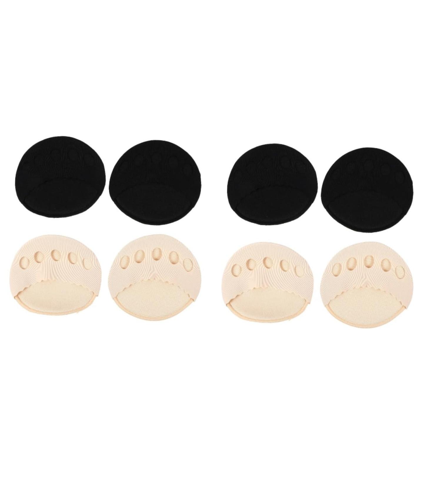 FOMIYES Fabric Forefoot Pads - 4 Pairs Women's Heeled Shoe Inserts for Comfort & Support - Thin Cotton Half-Size Foot Pads - Buy Online on GoSupps.com