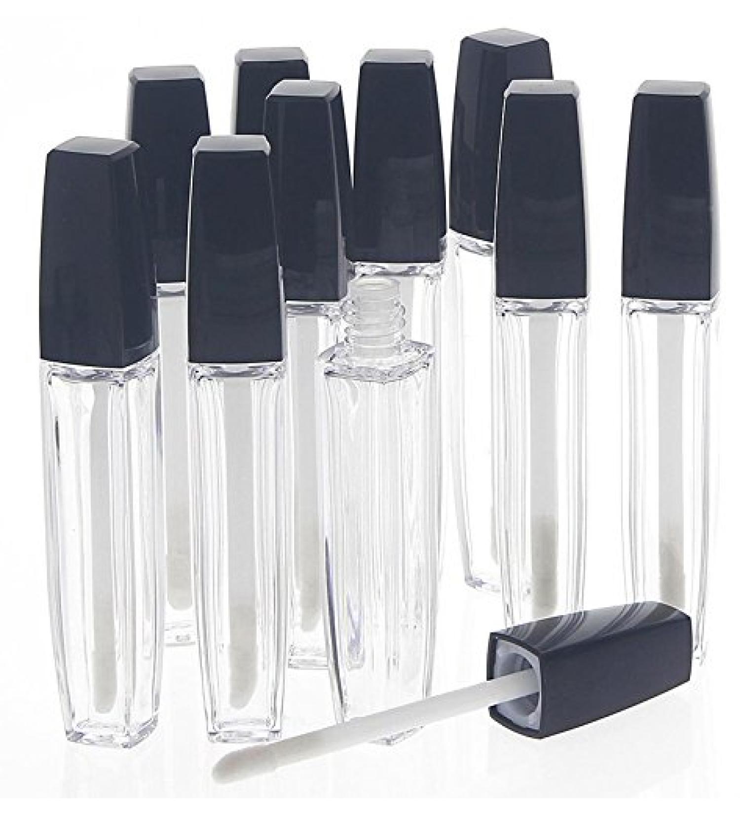 10 St ck 7ml Glasklare Lipgloss Flaschen mit Applikator DIY Kosmetik Set f r internationalen Versand - Buy Online on GoSupps.com