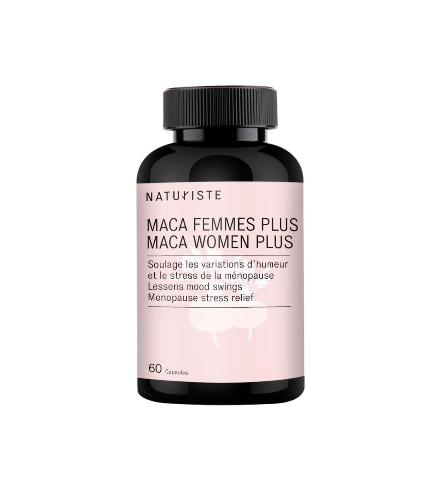 Maca Women - 3000 mg - Helps support overall Women's Health and well-being - Contribute to mood balance - Promote healthy lifestyle - Helps with Menopause symptoms - Maca Supplement - Ginseng - 60 capsules - Buy Online on GoSupps.com