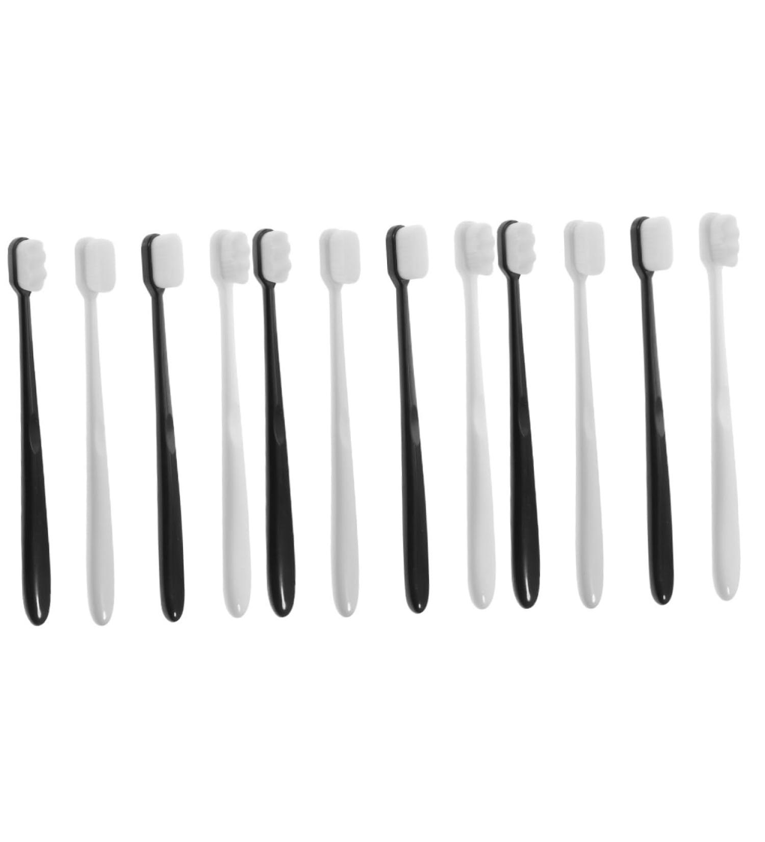 Frcolor 12 Pcs Soft Manual Toothbrush Set - Extra Soft & Portable Travel Toothbrushes for Children & Sensitive Teeth - Ideal for Kids & Adults - Buy Online on GoSupps.com