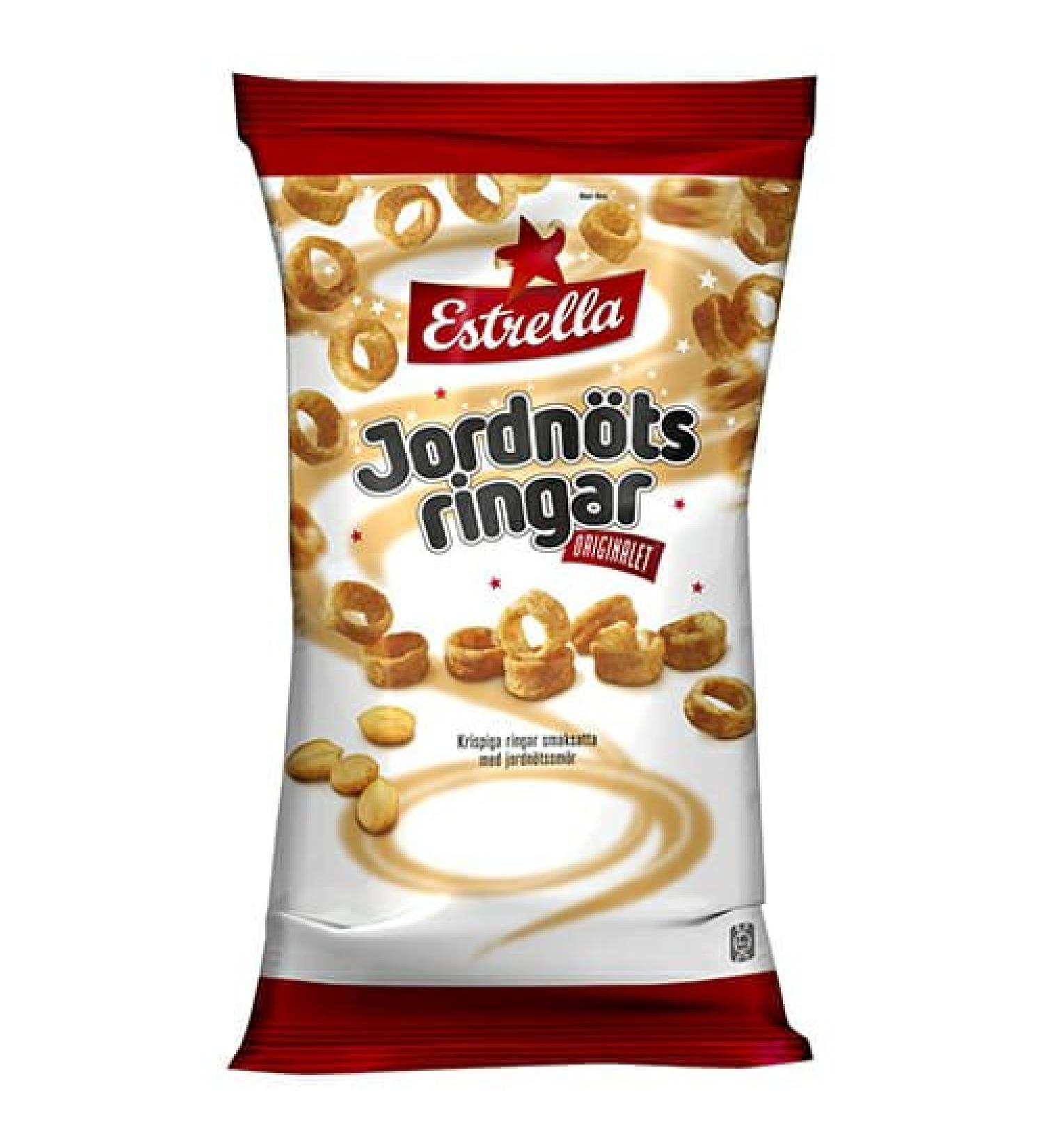 Estrella Peanut Snack Rings 175g