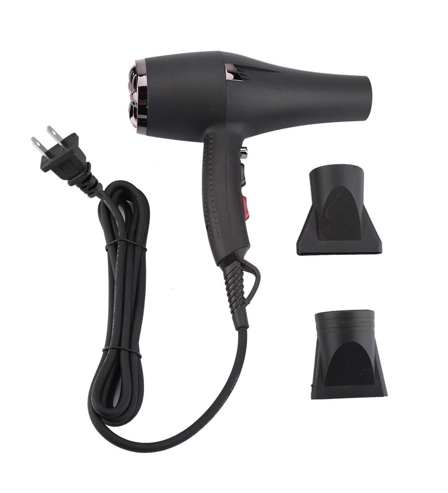 2000W Professional Salon Hair Dryer Ultra-Quiet Hair Dryer Blower Hot Cold Wind Blow Dryer for Hair Styling with 2 Nozzle Hair Blow Dryer with Adjustable 5 Temperature Files(US Plug) - Buy Online on GoSupps.com