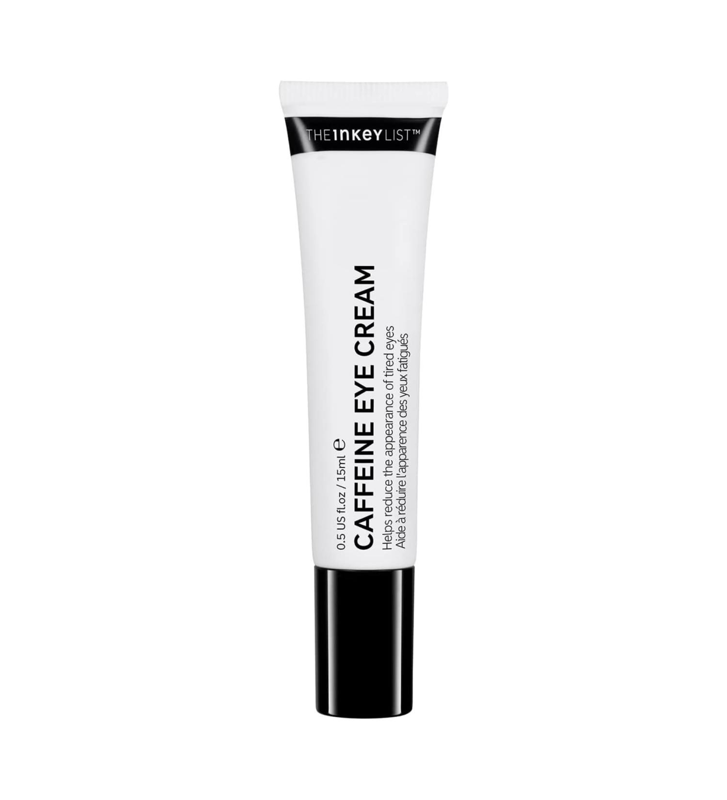 The Inkey List Caffeine Eye Cream 15ml | Dark Circle Treatment | Brightens Under Eye | Fragrance-free - Buy Online on GoSupps.com