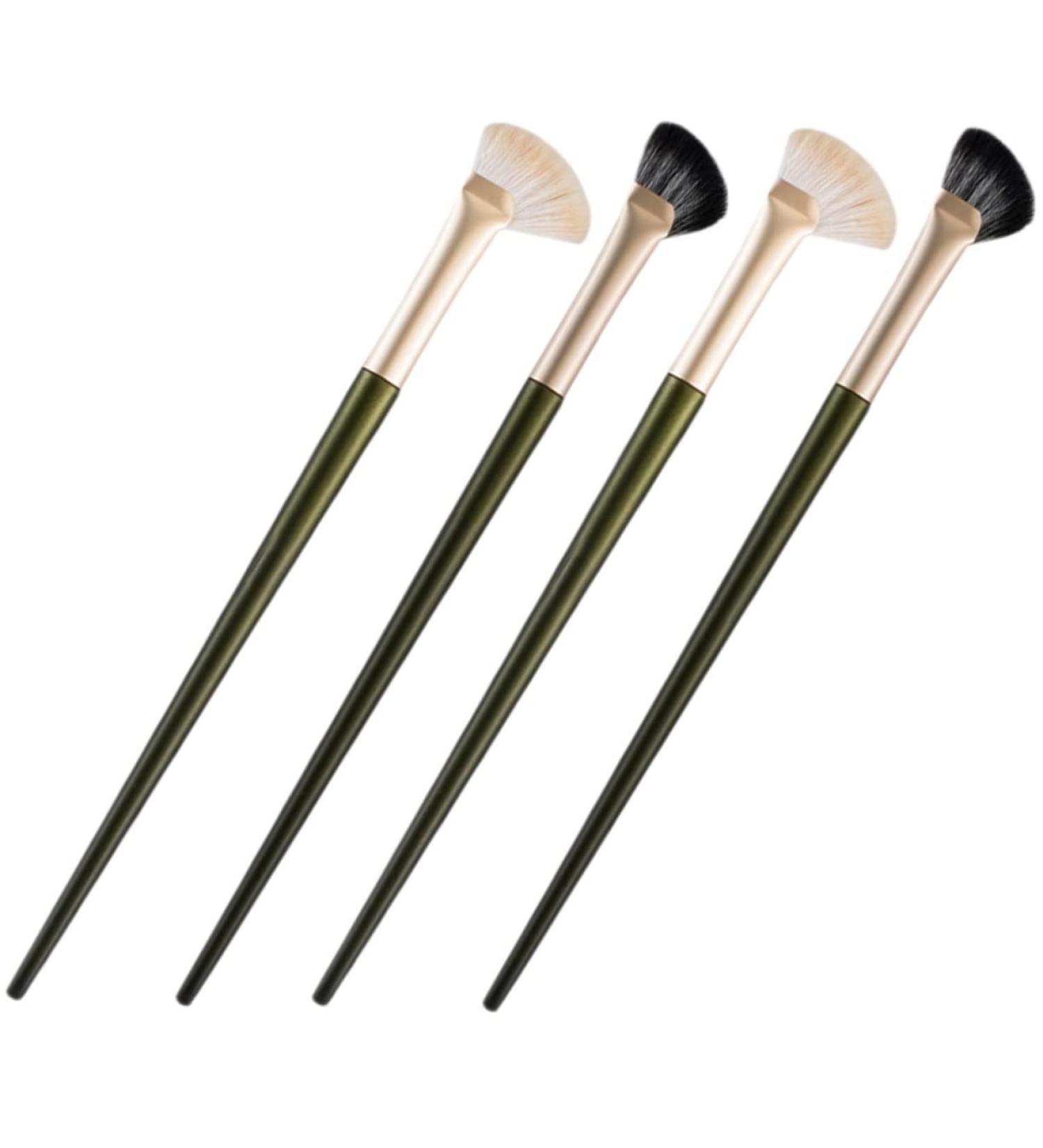 WOFASHPURET 4pcs Nose Shadow Brush Contour Brush Angled Eyebrow Eyeshadow Angled Makeup Brush Accessories Flat - Buy Online on GoSupps.com
