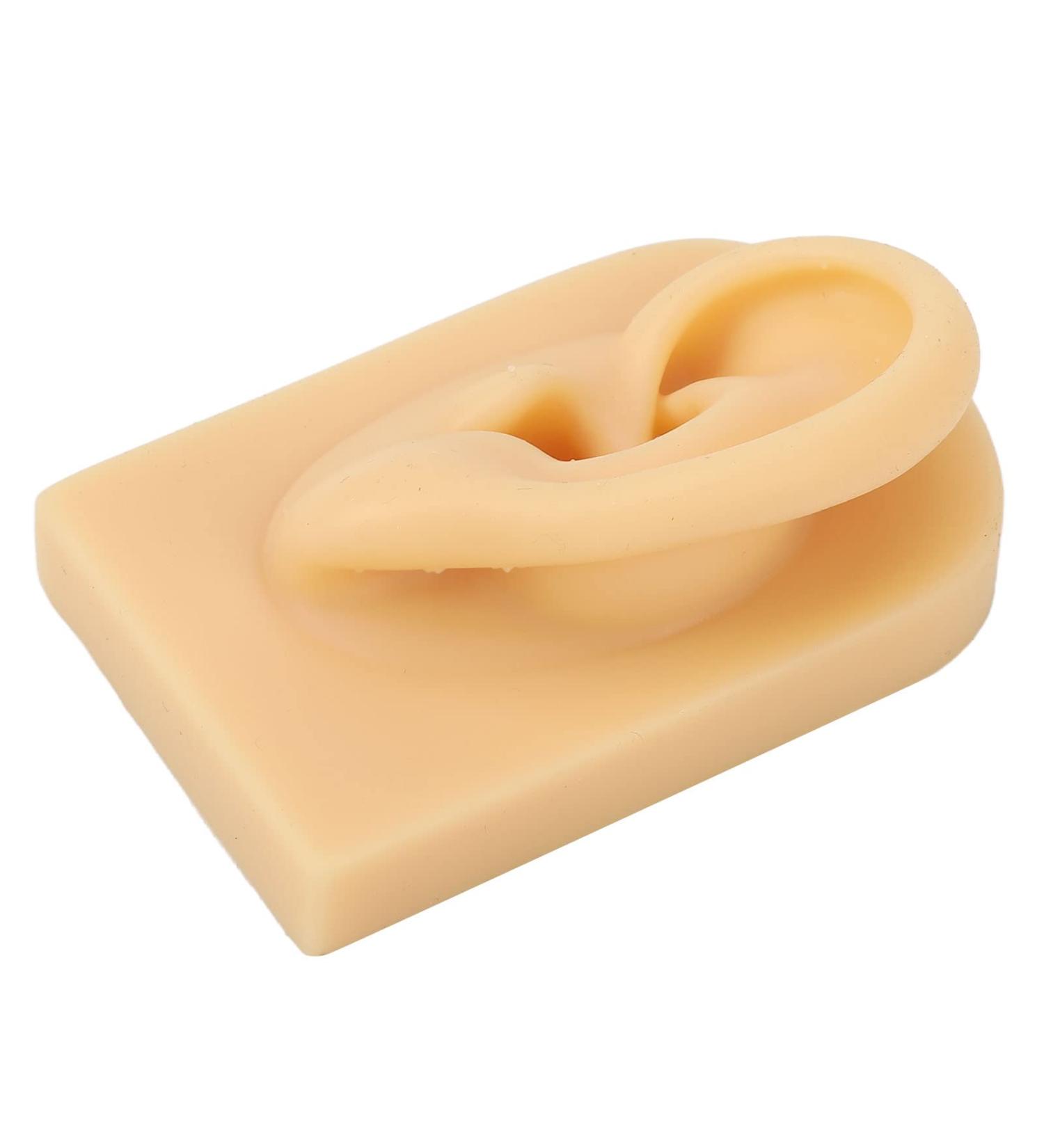 Silicone Ear Model for Suturing Practice - Reusable Soft & Flexible (Left) | Shop Internationally - Buy Online on GoSupps.com
