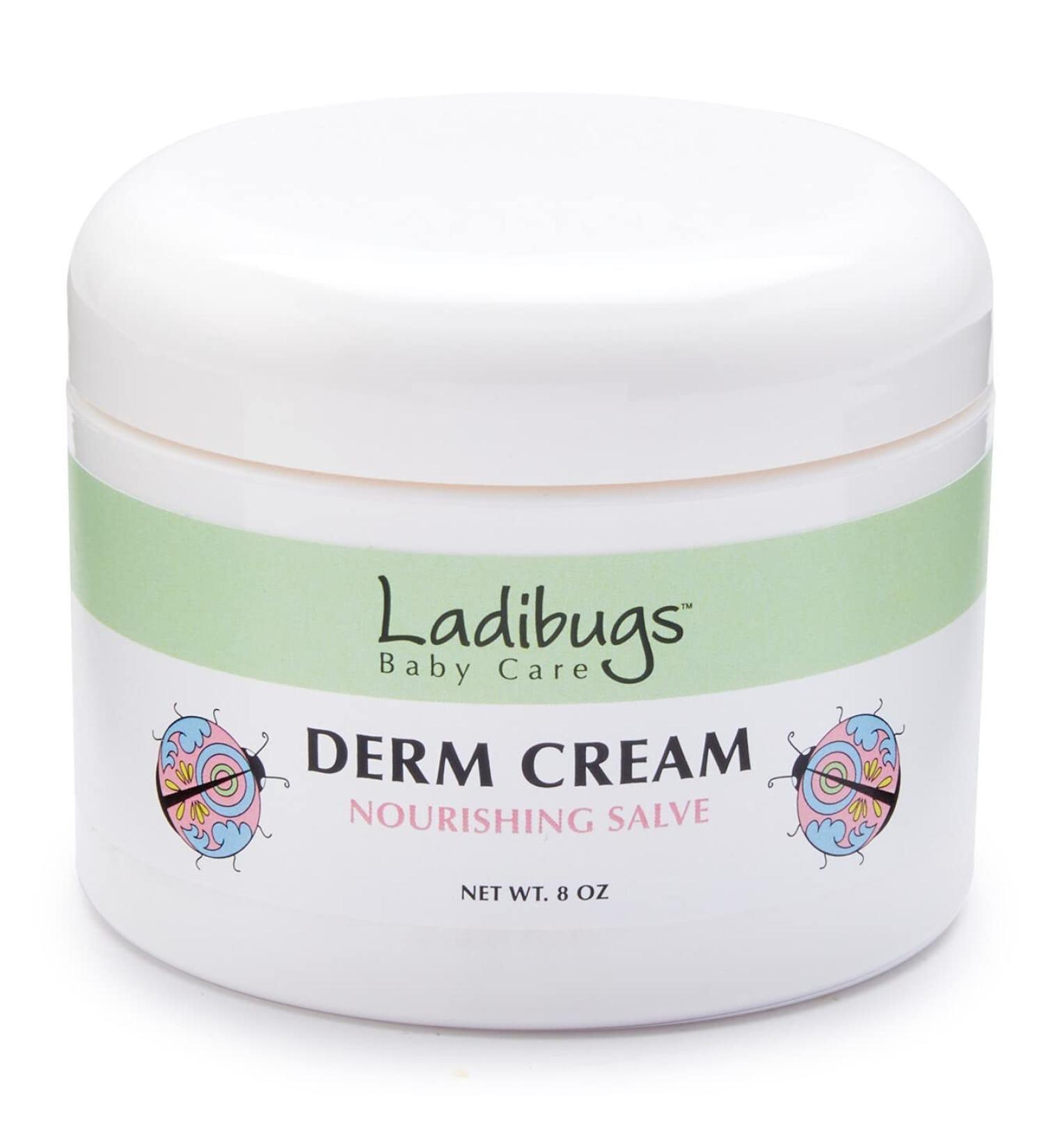 LADIBUGS Home Derm Nourishing Salve for Dry Skin & Eczema | Fast Absorbing Cream for Quick Relief - Buy Online on GoSupps.com